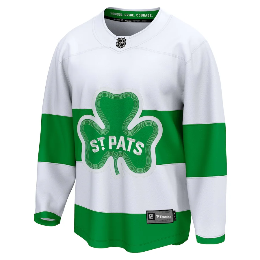 Toronto Maple Leafs  St. Patricks Alternate Premier Breakaway Jersey - White