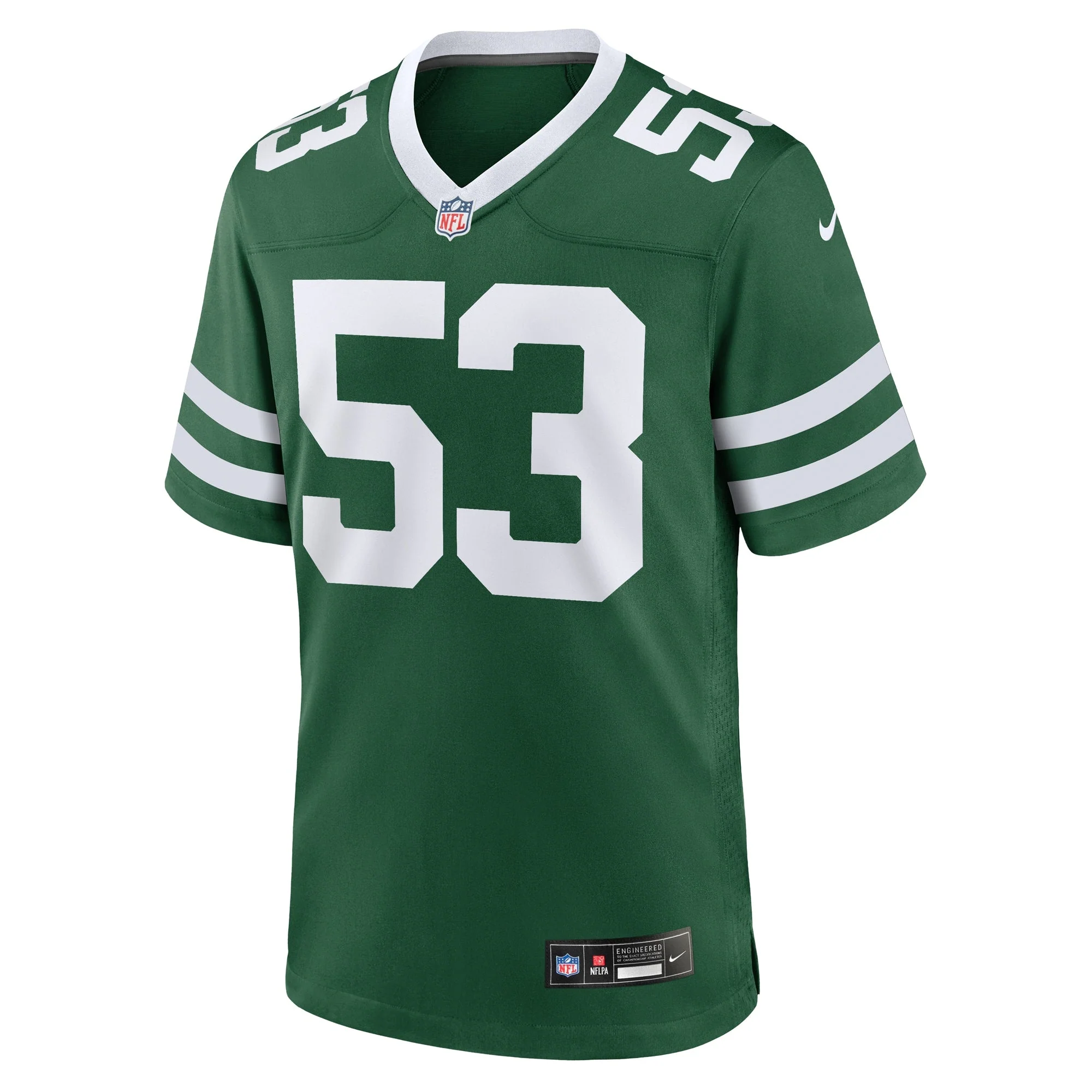 Zaire Barnes New York Jets Nike Team Game Jersey - Legacy Green