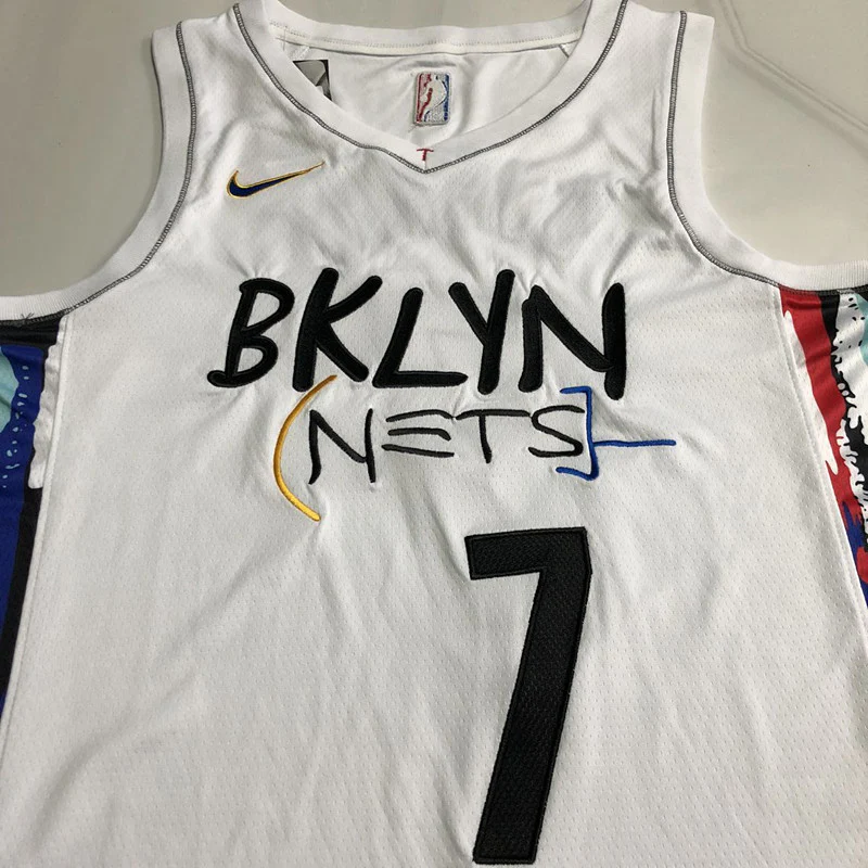 Kevin Durant Brooklyn Nets White 7 MN