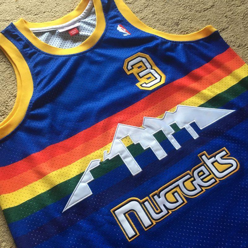 Allen Iverson Denver Nuggets Throwback Jersey