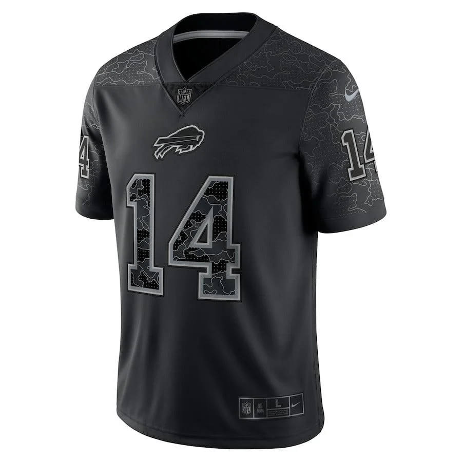 Stefon Diggs Buffalo Bills RFLCTV Limited Jersey - Black