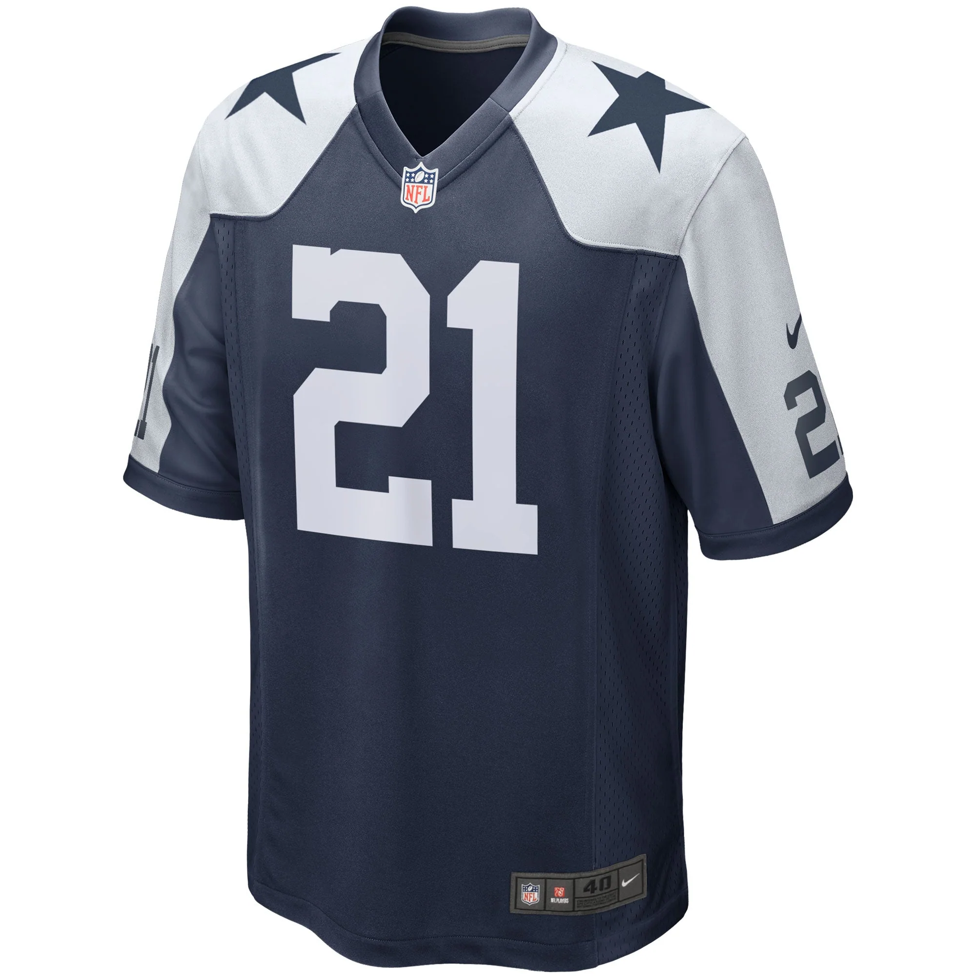 Ezekiel Elliott Dallas Cowboys Nike Alternate Game Team Jersey - Navy
