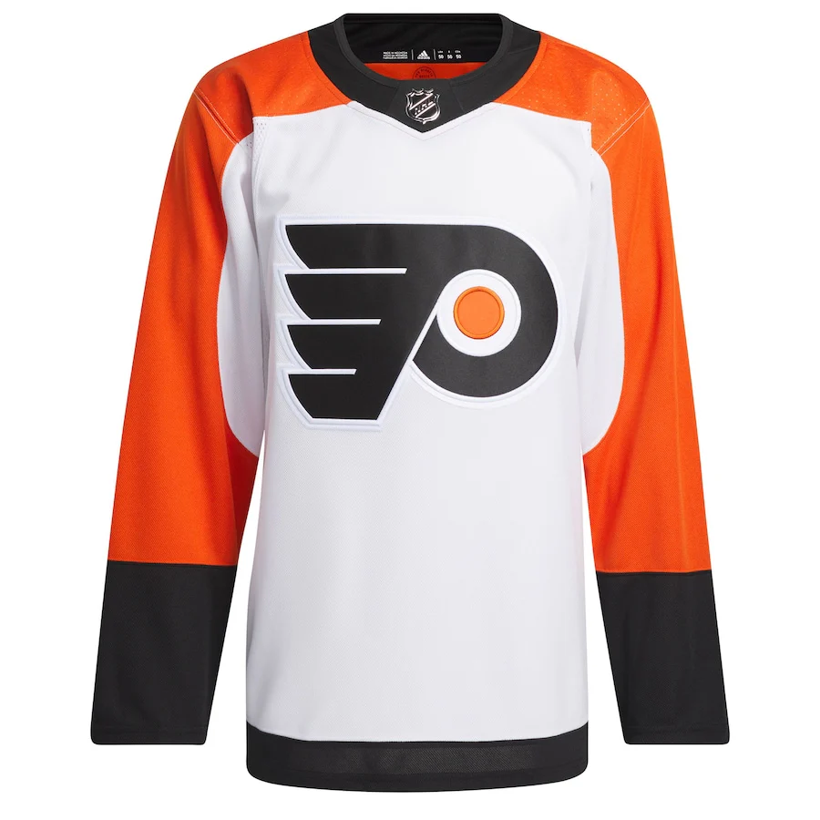 Men's Philadelphia Flyers adidas White Away Primegreen Authentic Jersey