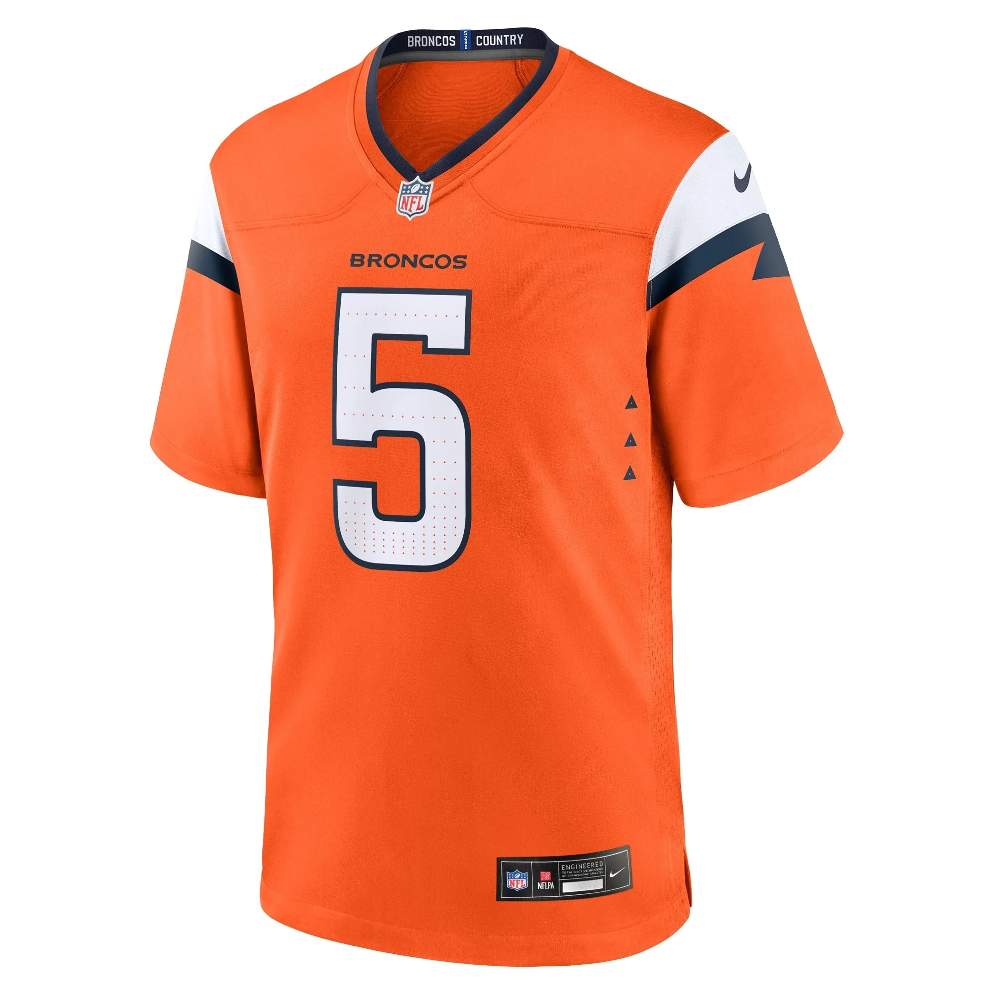Baron Browning Denver Broncos Nike Team Game Jersey -  Orange