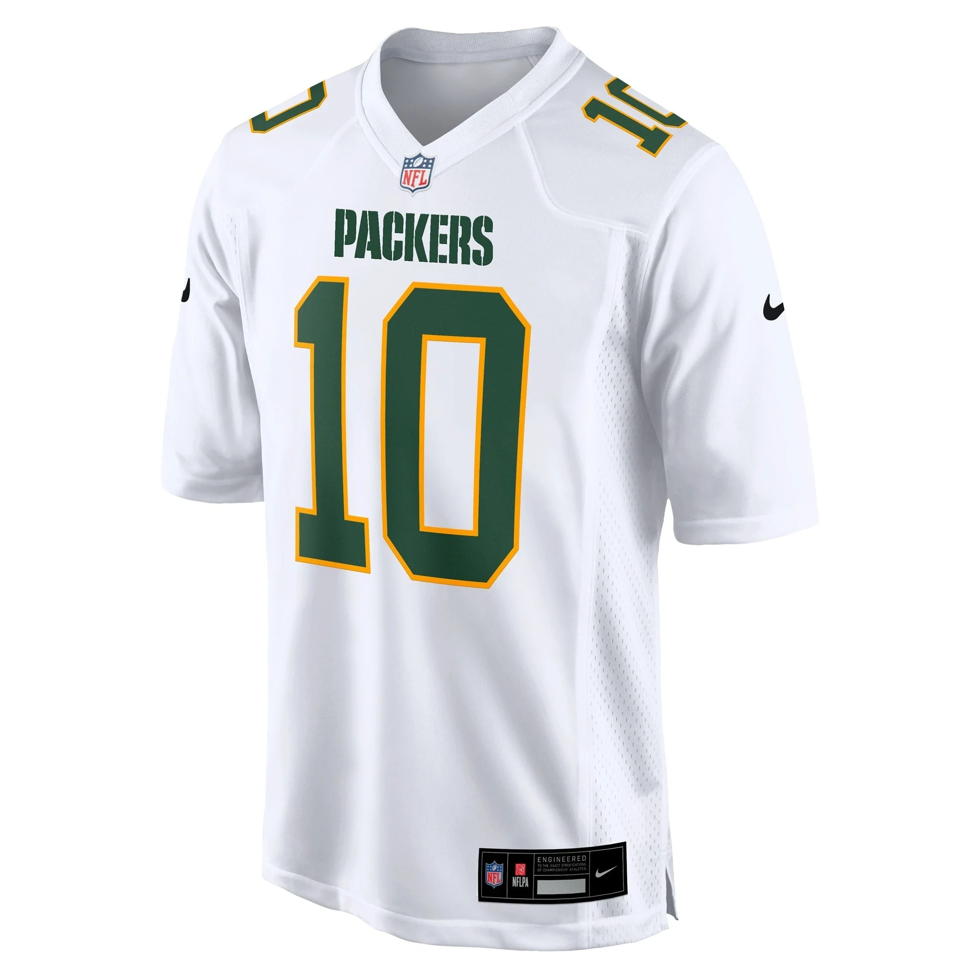 Jordan Love Green Bay Packers Nike Fashion Game Jersey - White