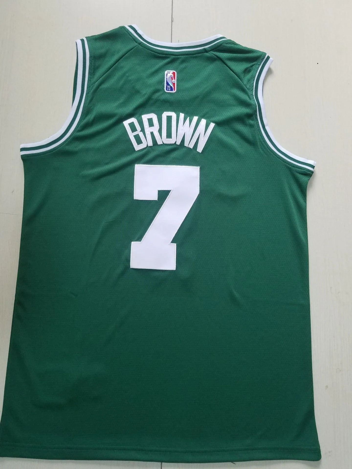 Men's Boston Celtics Jaylen Brown #7 NBA Green Jersey