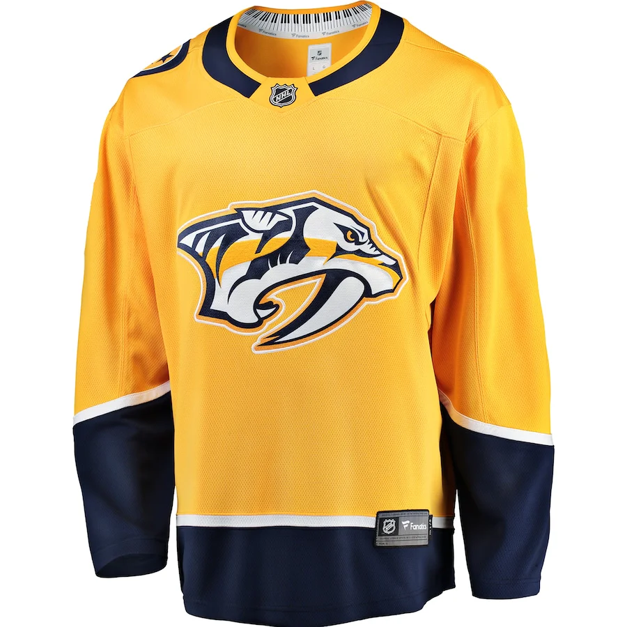 Nashville Predators   Breakaway Home Jersey - Gold