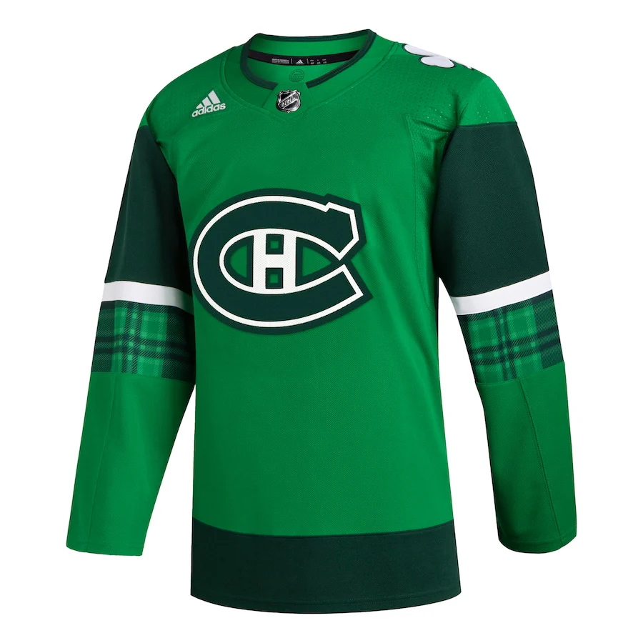 Montreal Canadiens   2023 St. Patrick's Day Primegreen   Jersey - Kelly Green