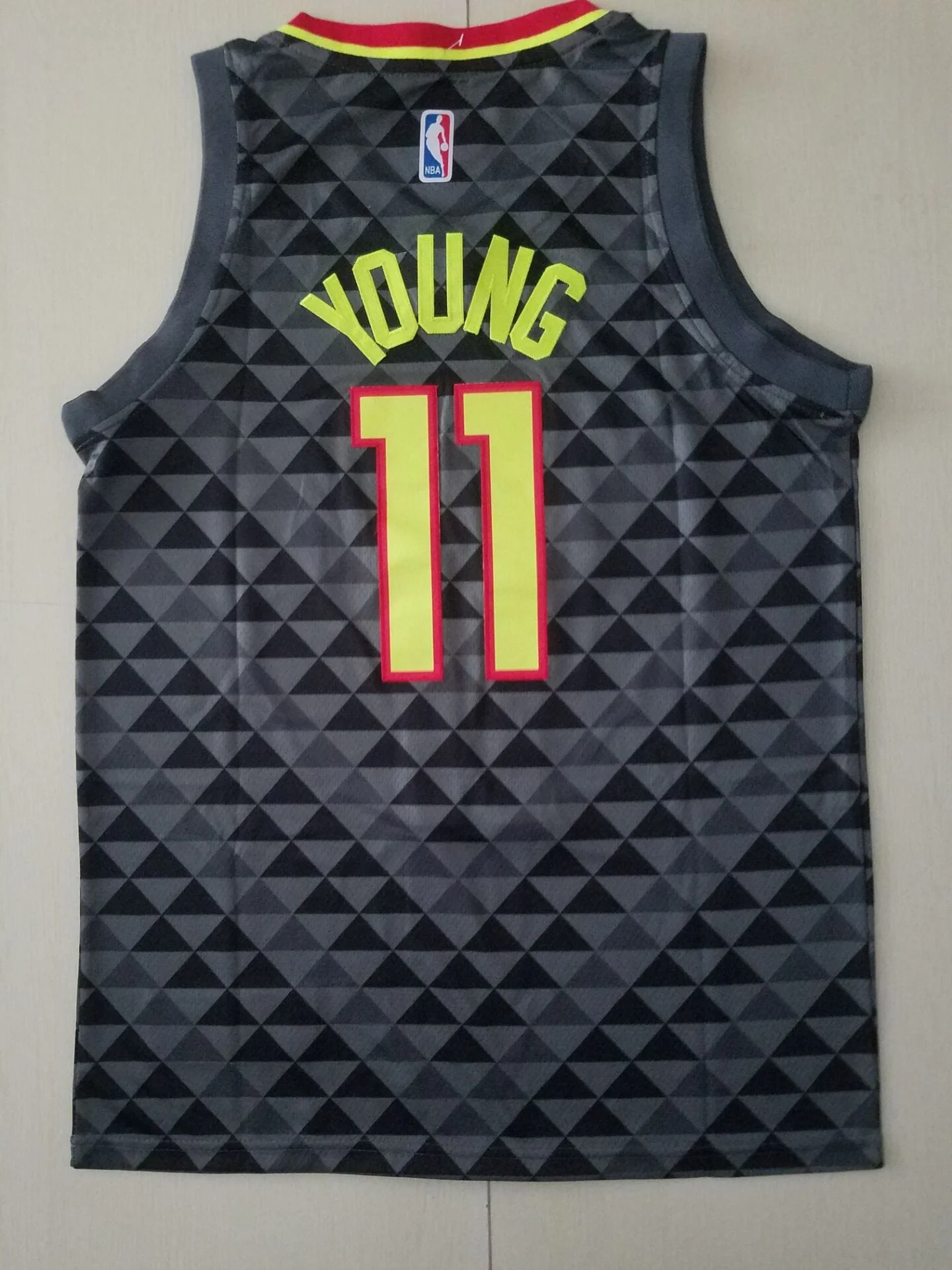 Men's Atlanta Hawks Trae Young #11 Black Swingman Jersey