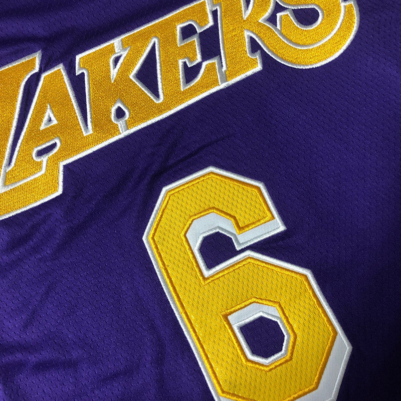 Los Angeles Lakers James Purple 6 MN