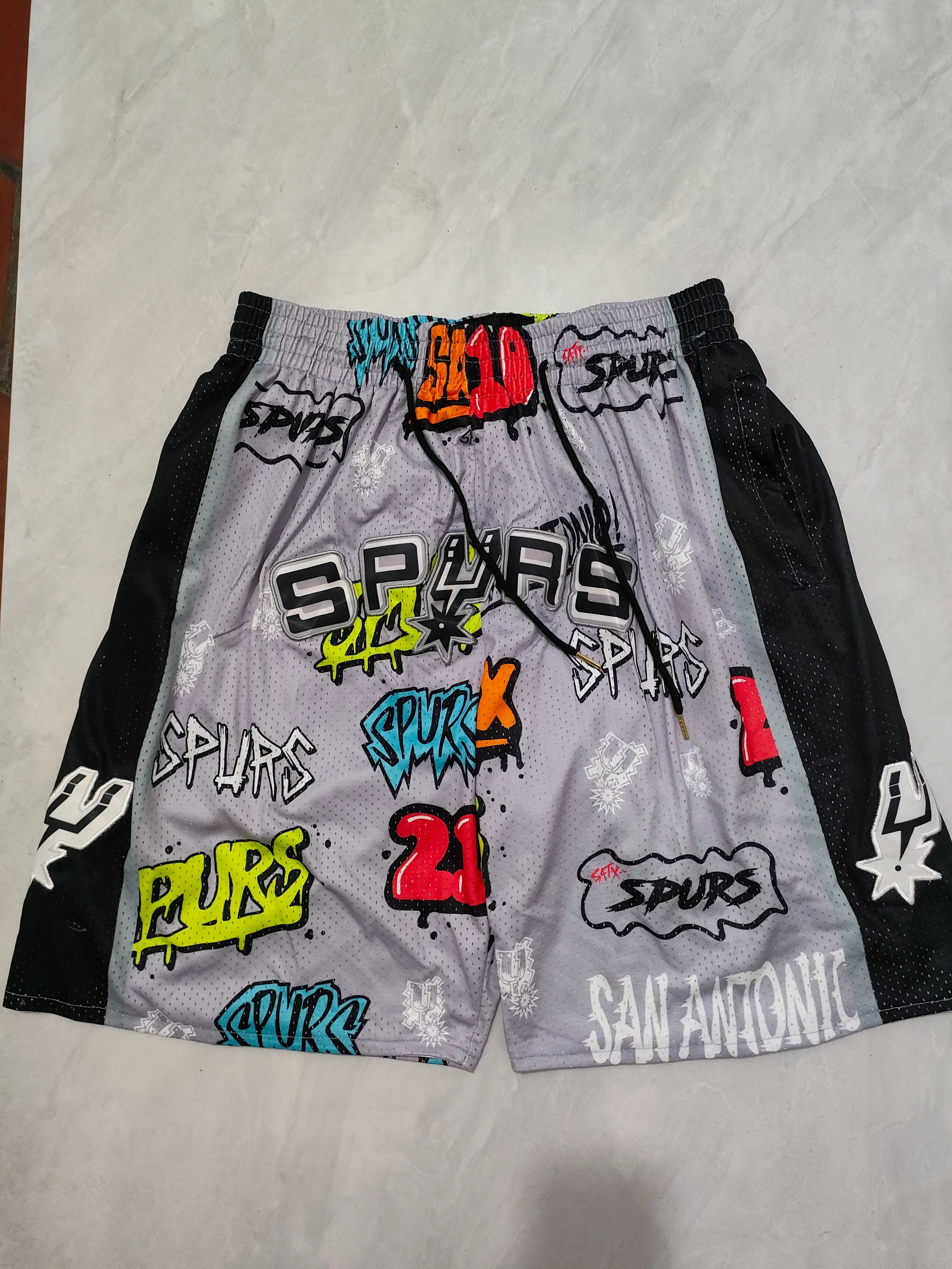 JUST DON San Antonio Spurs Pocket Shorts