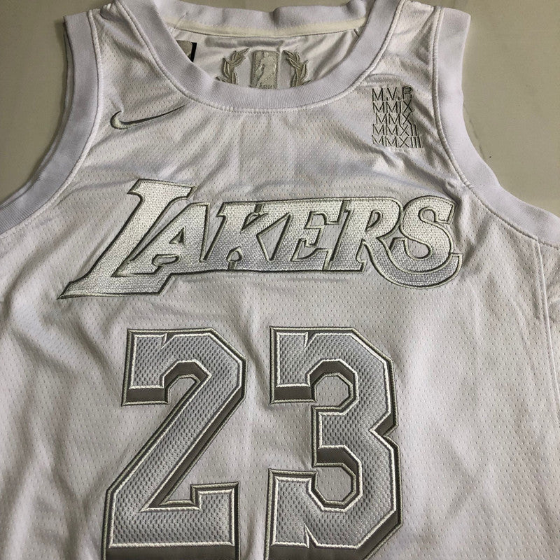 LeBron James Los Angeles Lakers  White 23 MN