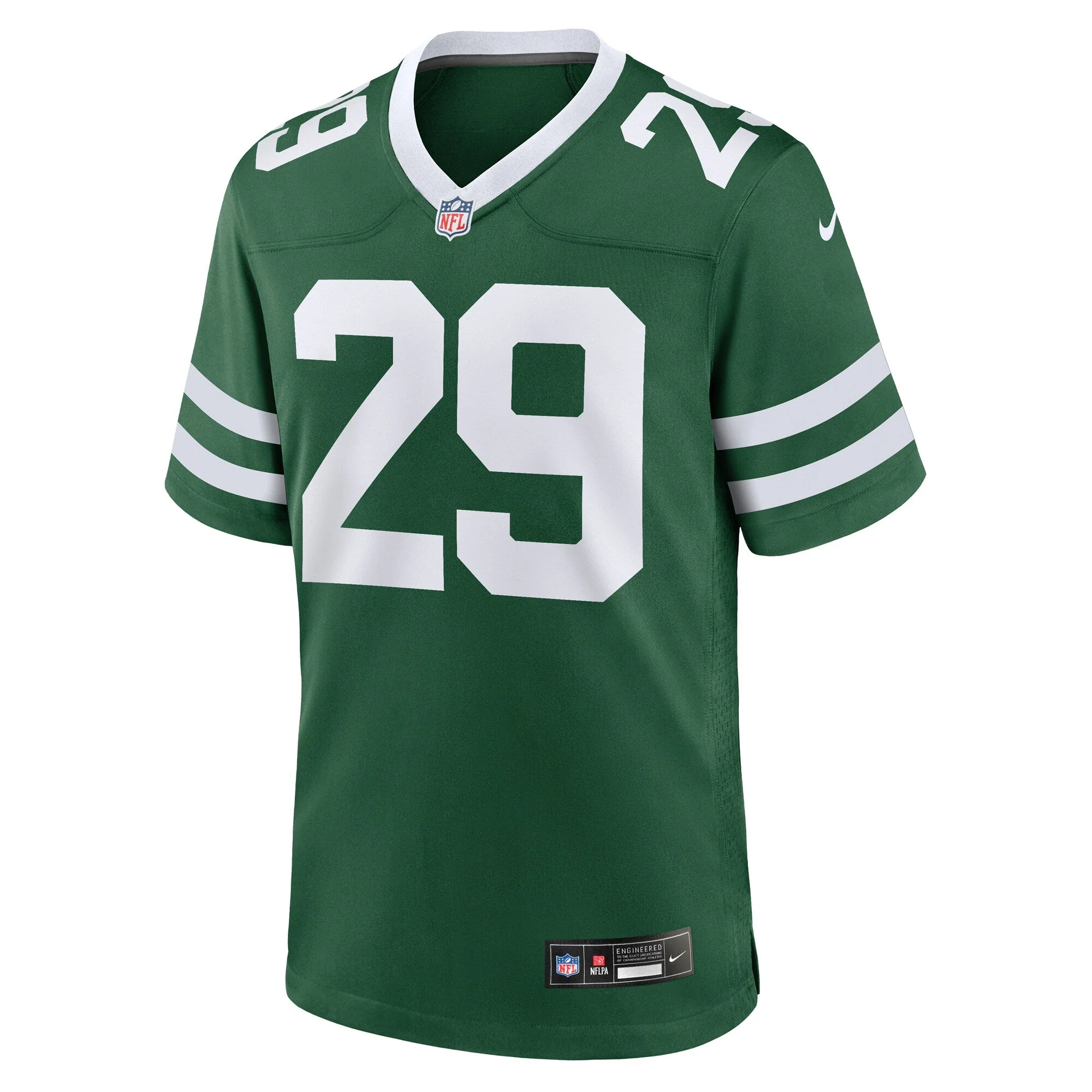 Jarrick Bernard-Converse New York Jets Nike Team Game Jersey - Legacy Green