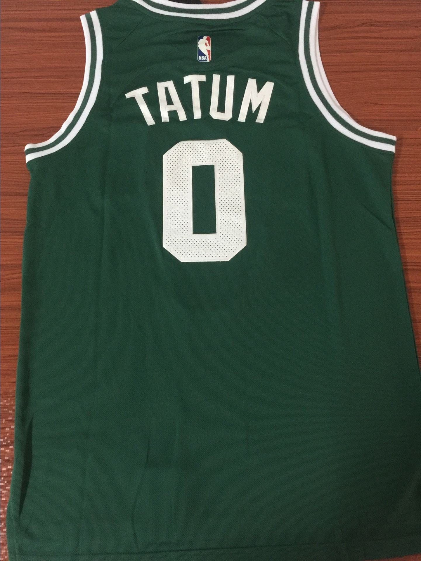 Men's Boston Celtics Jayson Tatum #0 Green Swingman Jersey
