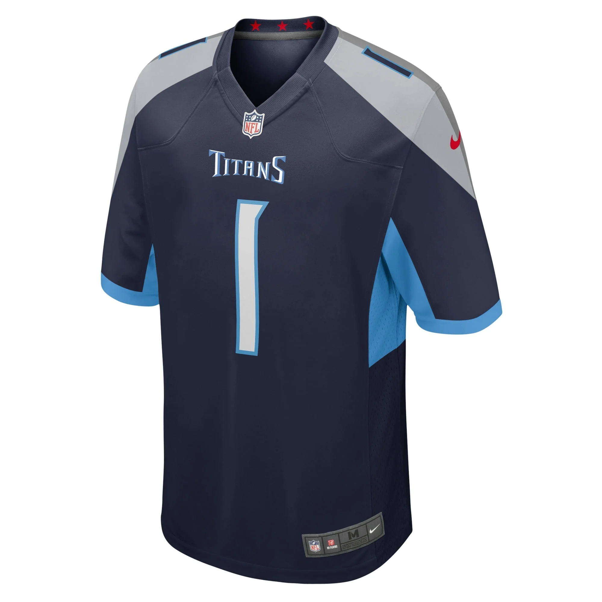 Number 1 Groom Tennessee Titans Nike Game Jersey - Navy