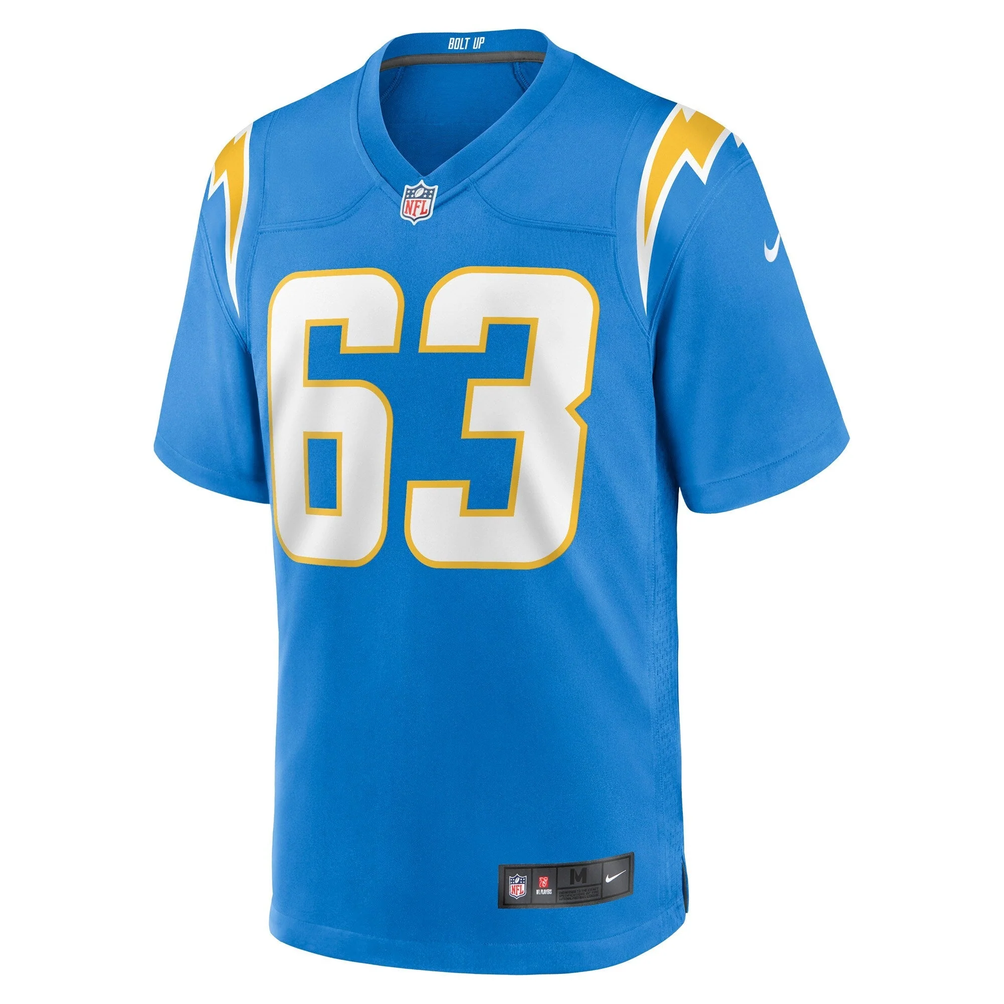Corey Linsley Los Angeles Chargers Nike Game   Jersey - Powder Blue