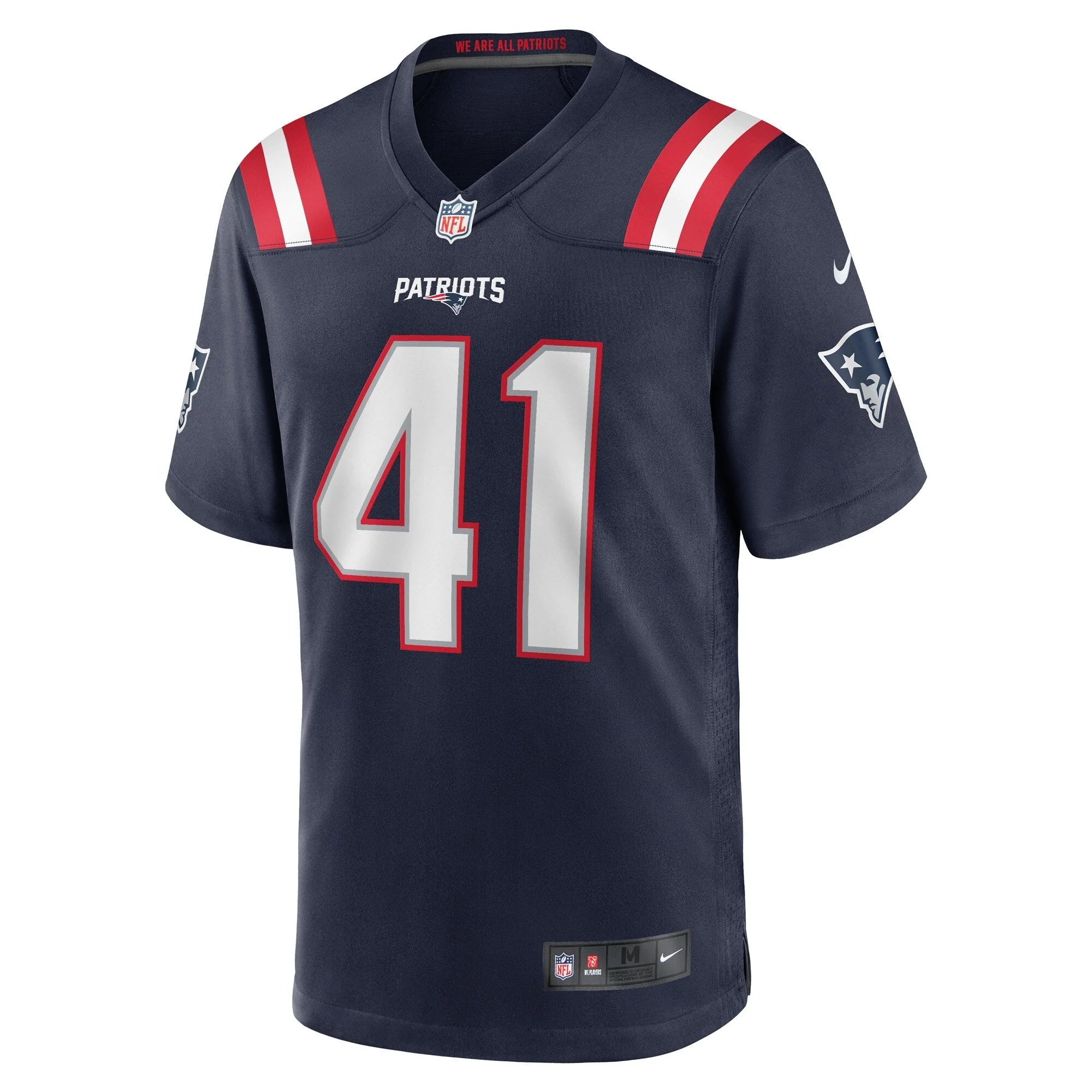 Brenden Schooler New England Patriots Nike Game   Jersey - Navy