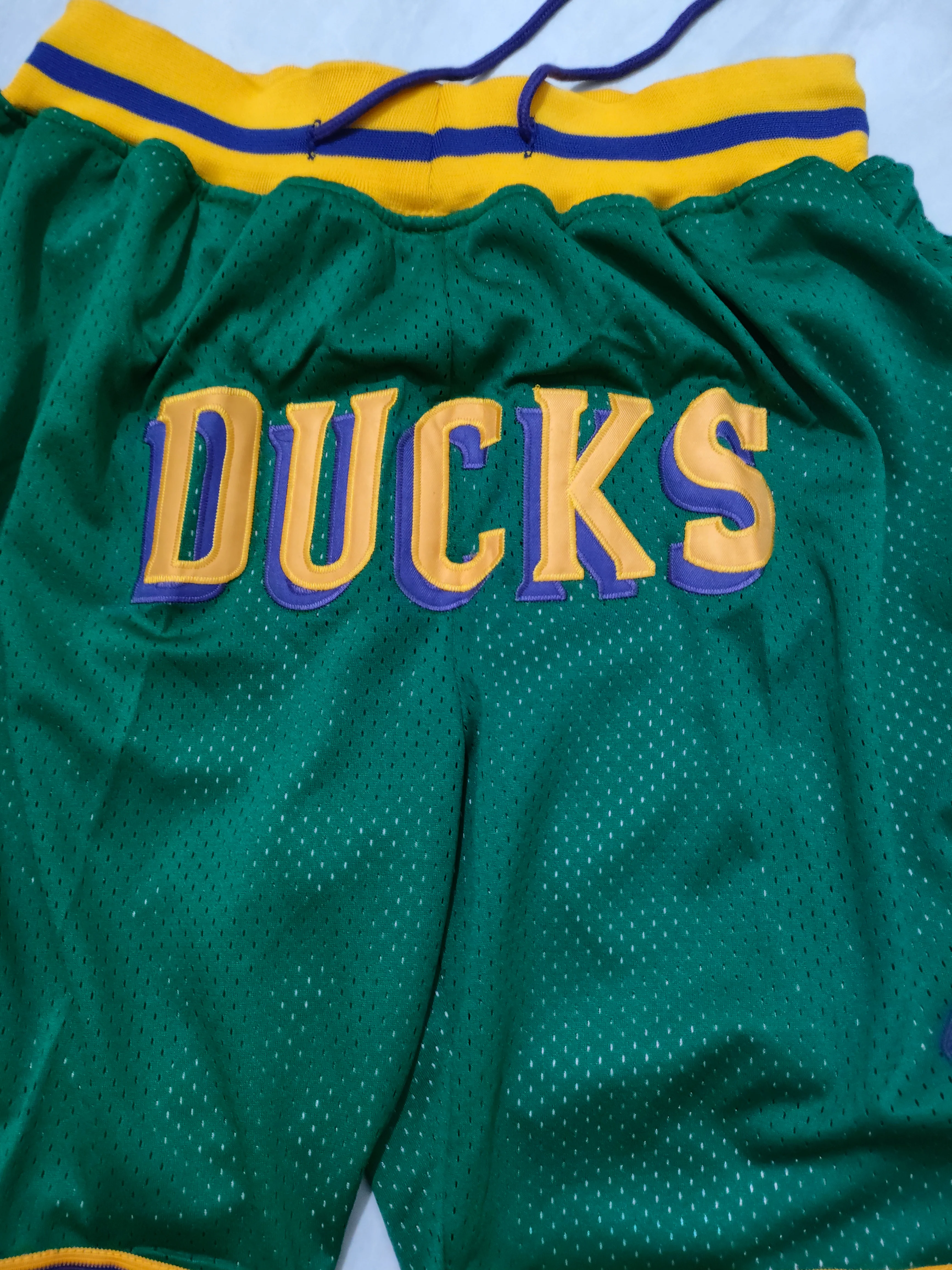 JUST DON Anaheim Ducks Pocket Shorts