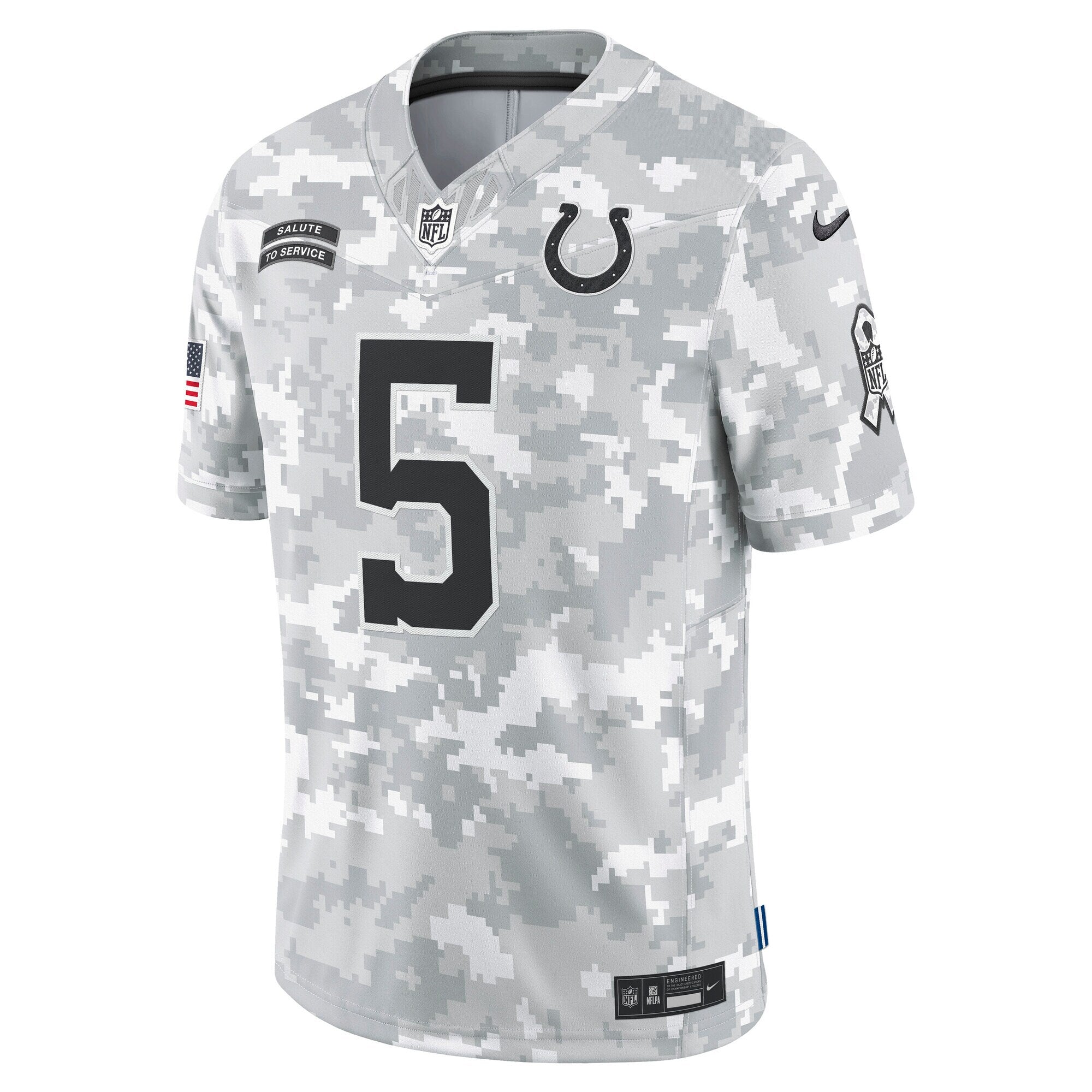 Anthony Richardson Indianapolis Colts Nike 2024 Salute to Service Limited Jersey - Arctic Camo