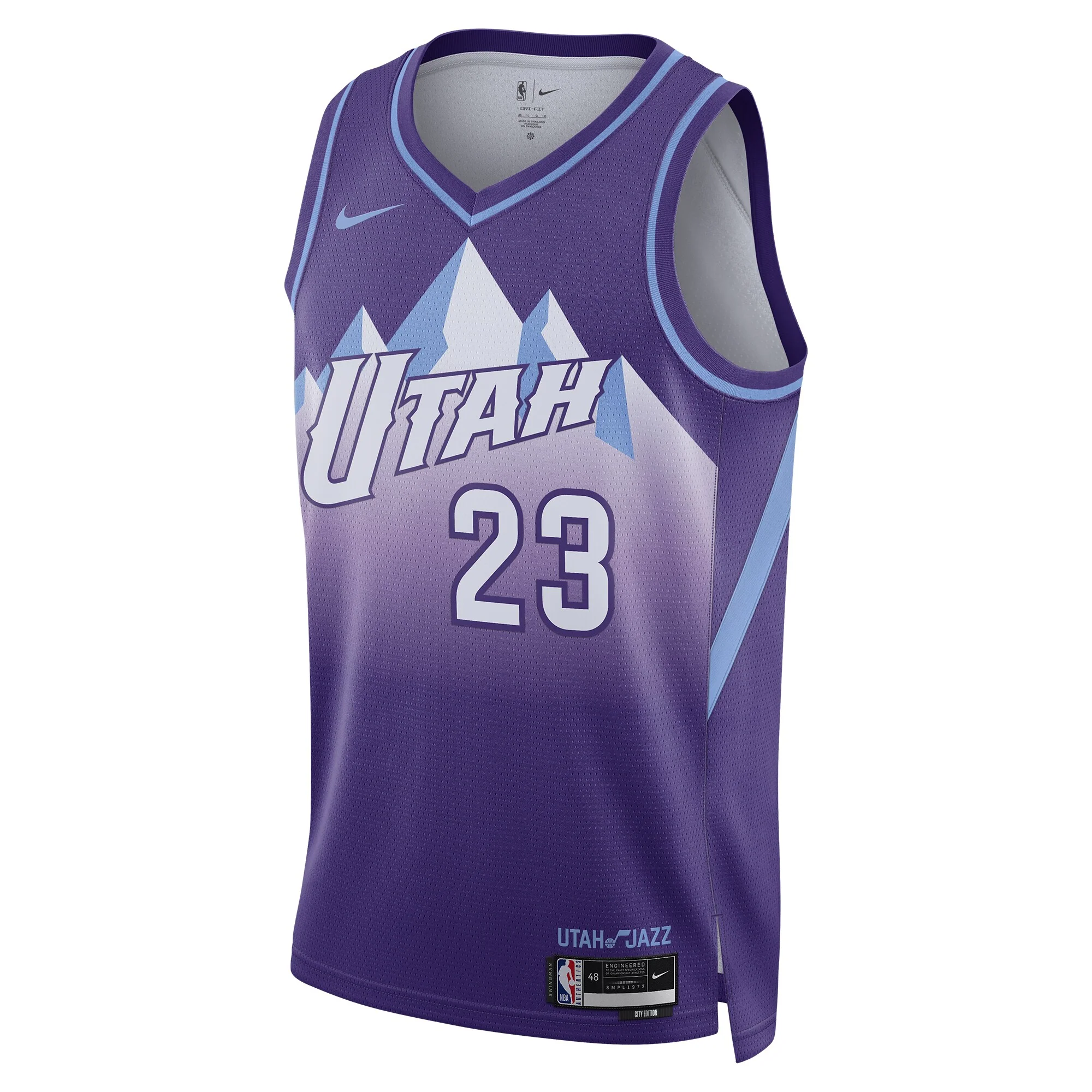 Unisex Utah Jazz Lauri Markkanen Purple 2024/25 Swingman  Jersey - City Edition
