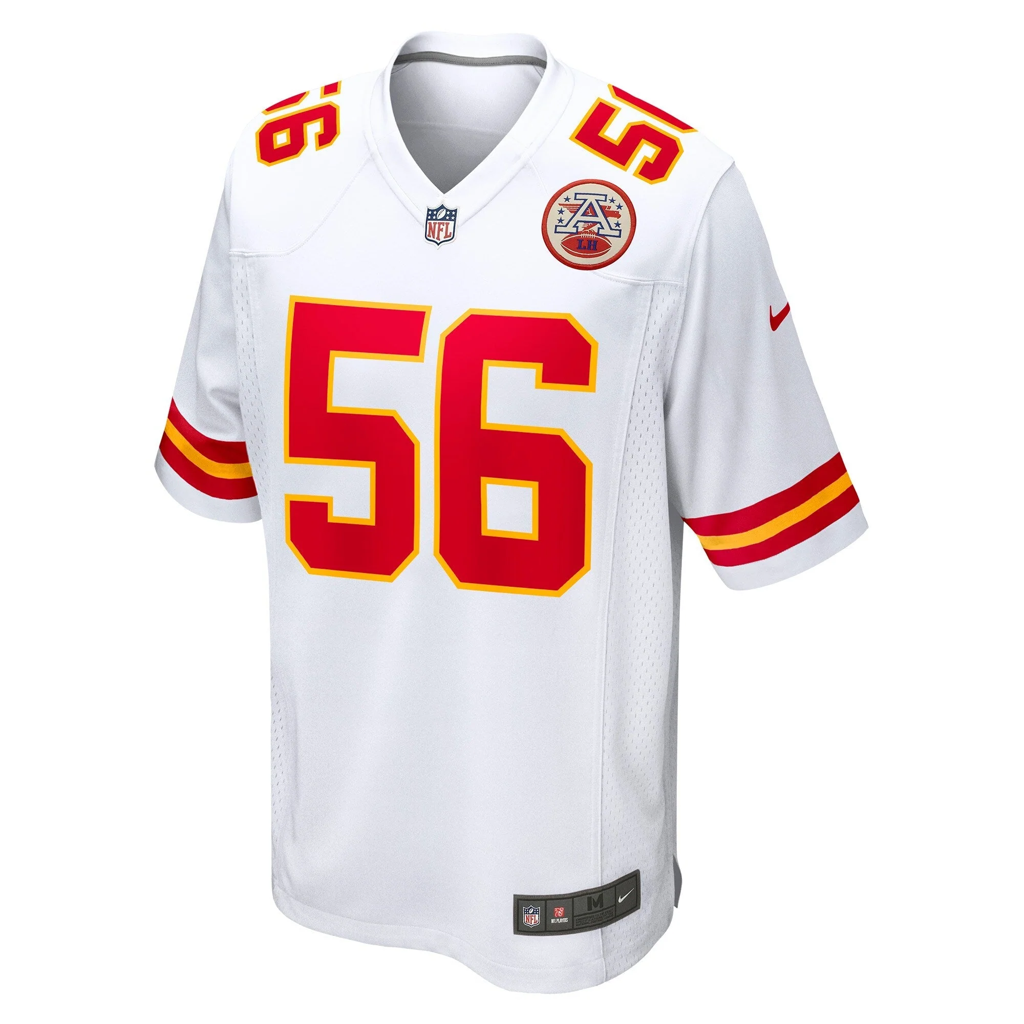 George Karlaftis Kansas City Chiefs Nike Away Game   Jersey - White