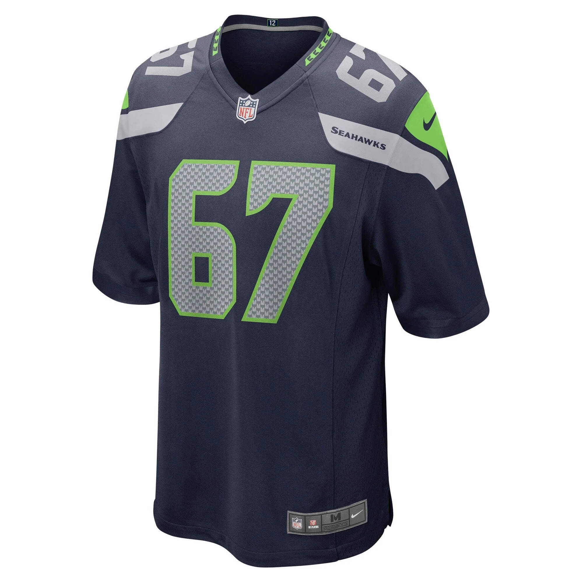 Charles Cross Seattle Seahawks Nike   Game Jersey - Navy