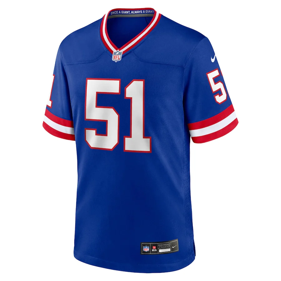 Men's New York Giants Abdul Carter Nike Royal First Round Pick 2nd Alternate Game Jersey