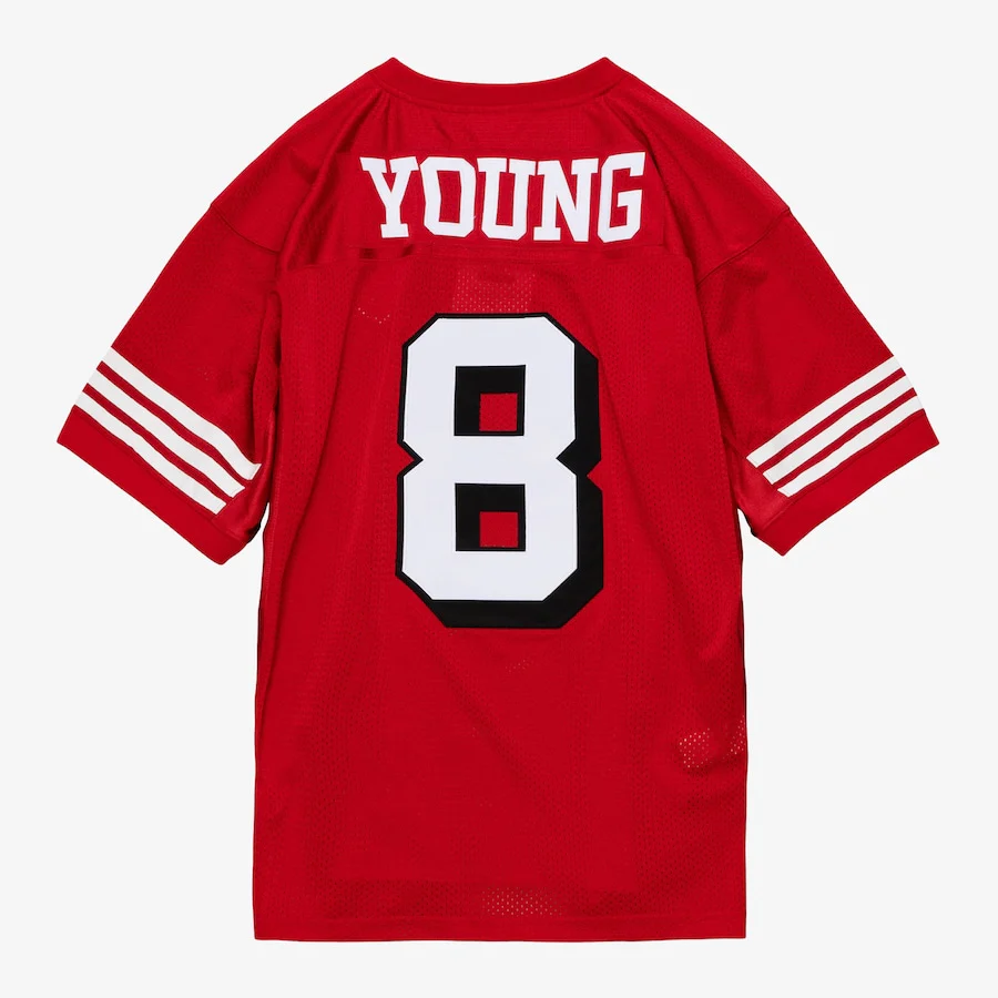 Men's Steve Young Scarlet San Francisco 49ers 1994 Jersey