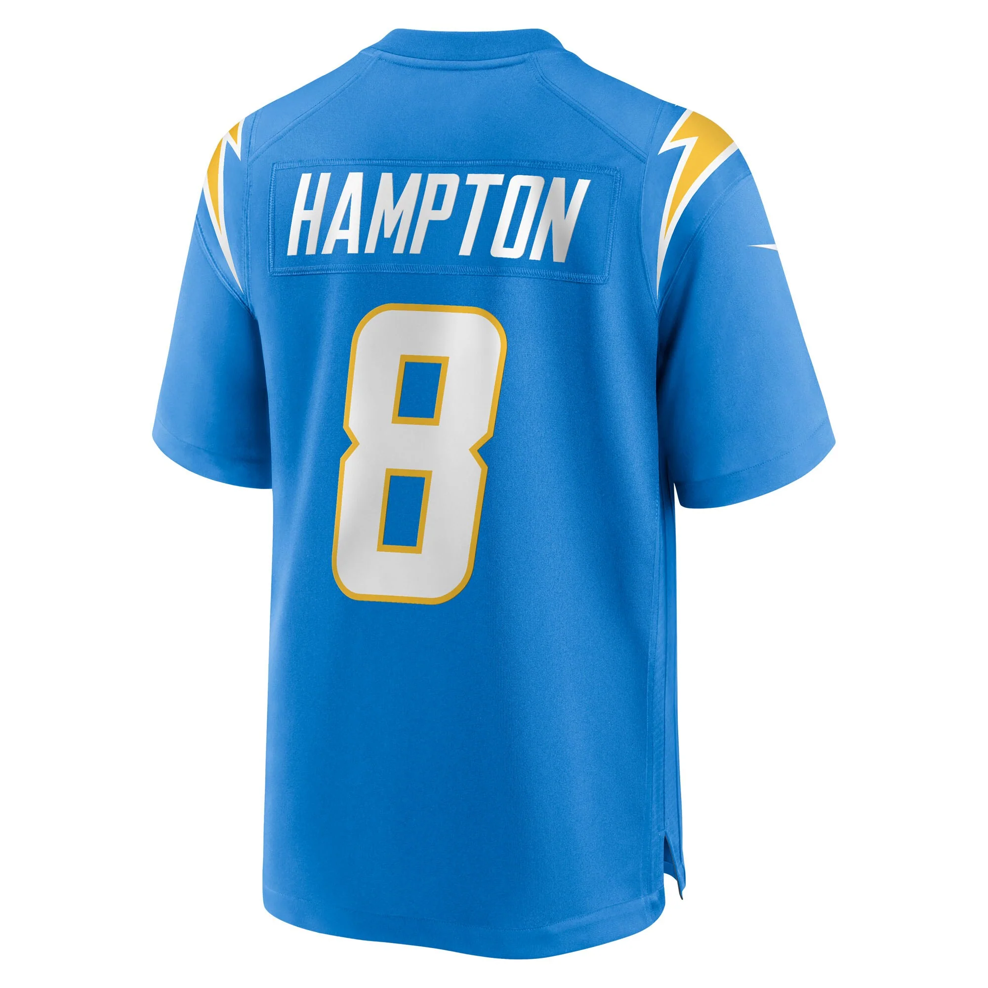 Men's Los Angeles Chargers Omarion Hampton Nike Powder Blue 2025 NFL active First Round Pick Game Jersey