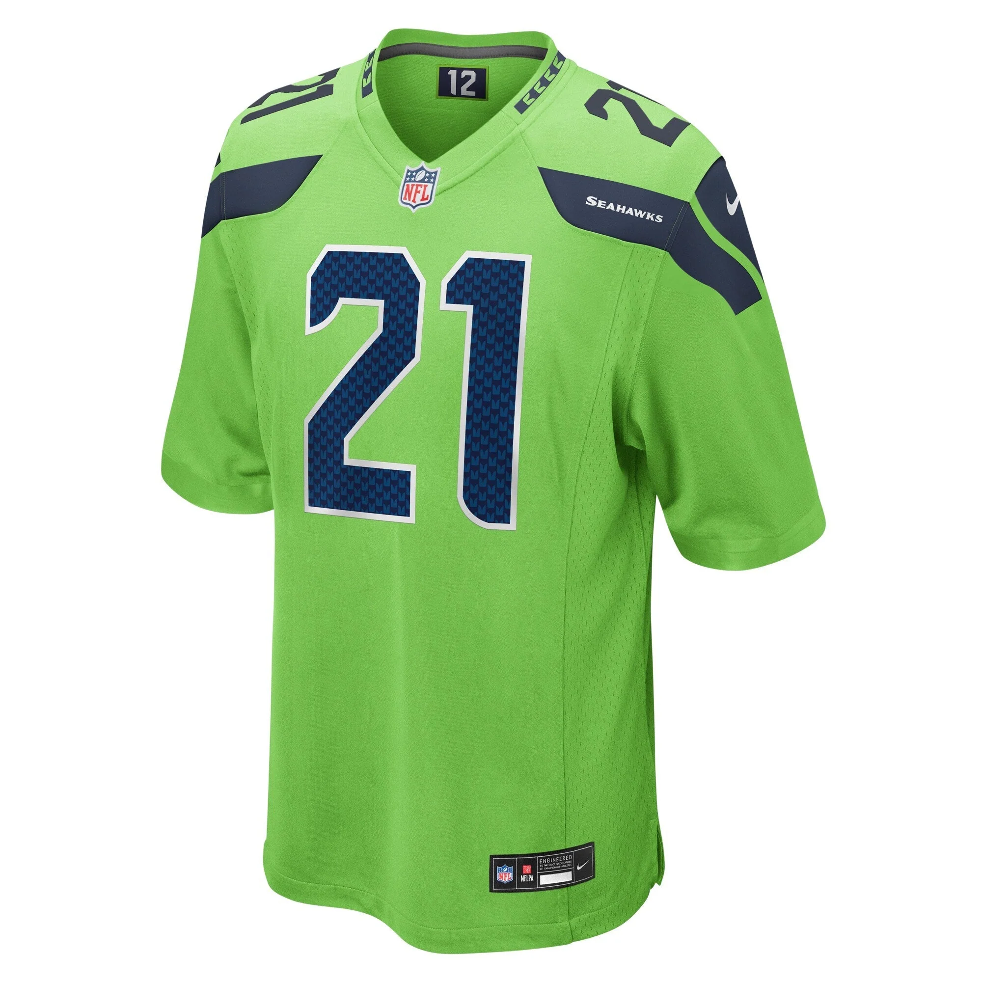 Devon Witherspoon Seattle Seahawks Nike  Game Jersey - Neon Green