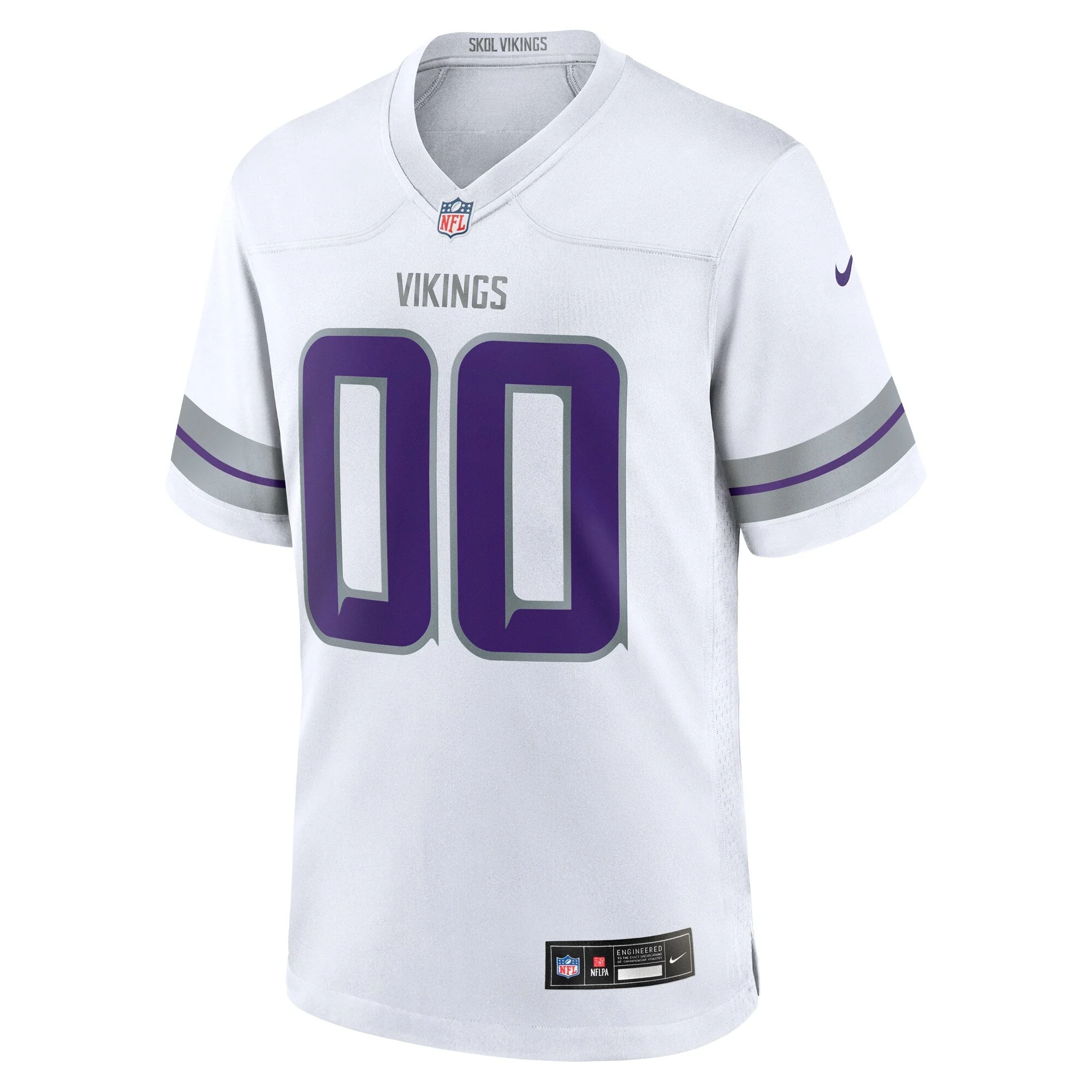Minnesota Vikings Nike Alternate Custom Game Jersey - White