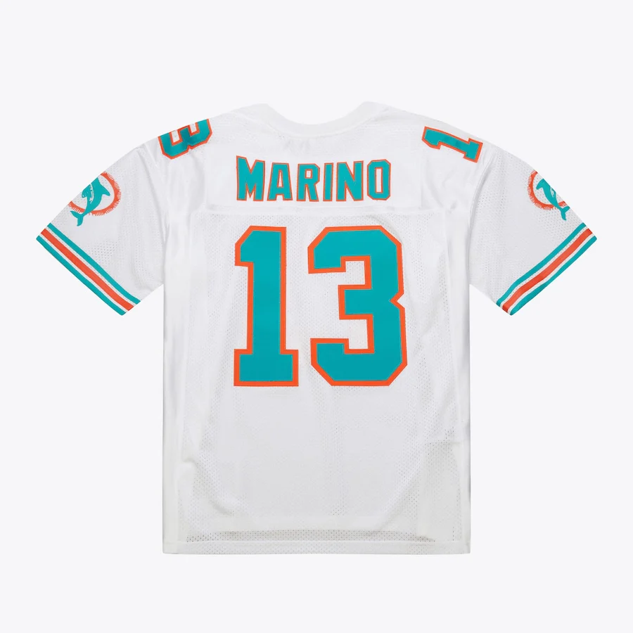 Men's Dan Marino White Miami Dolphins 1994  Jersey