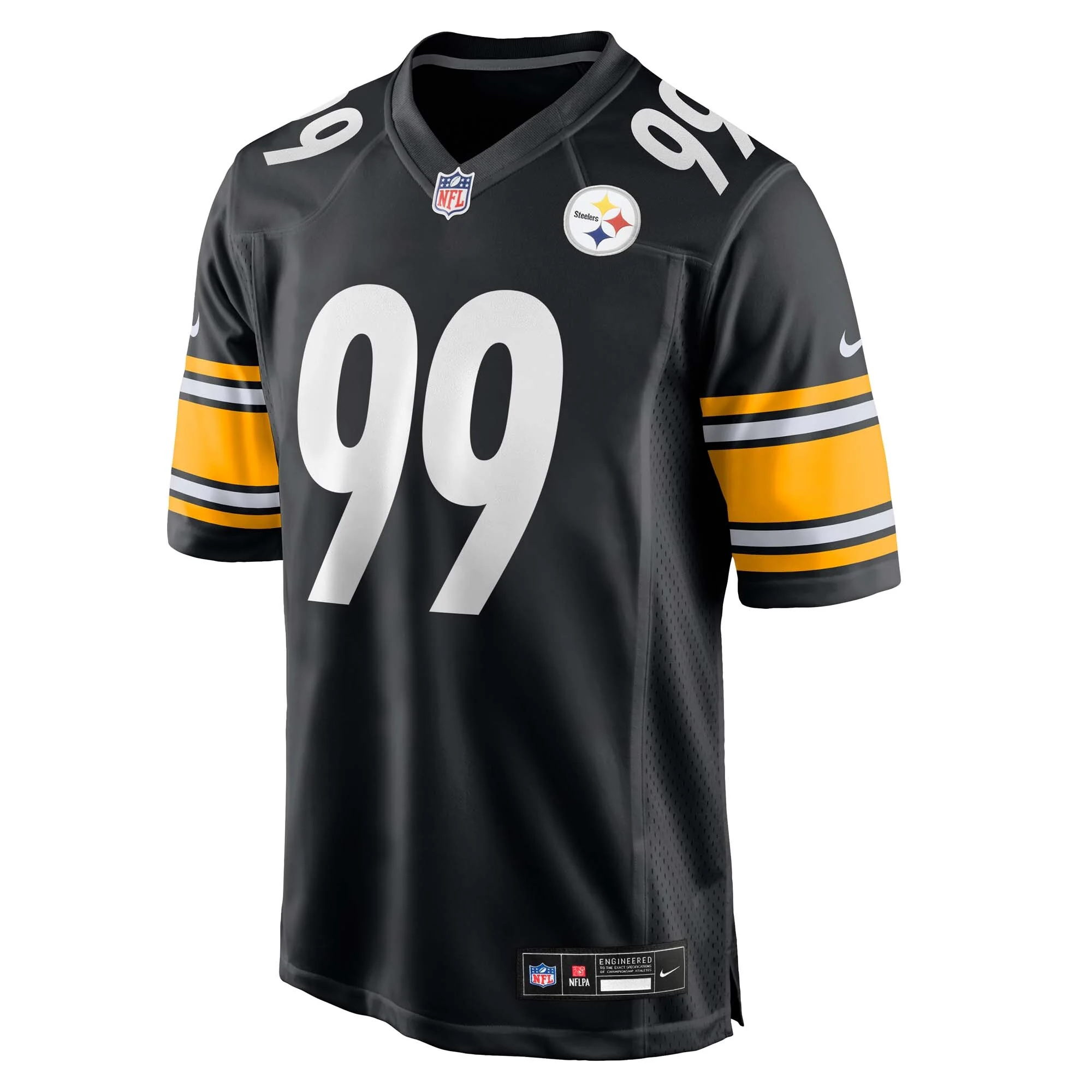 Men's Pittsburgh Steelers Derrick Harmon Nike Black 2025 NFL active First Round Pick Game Jersey