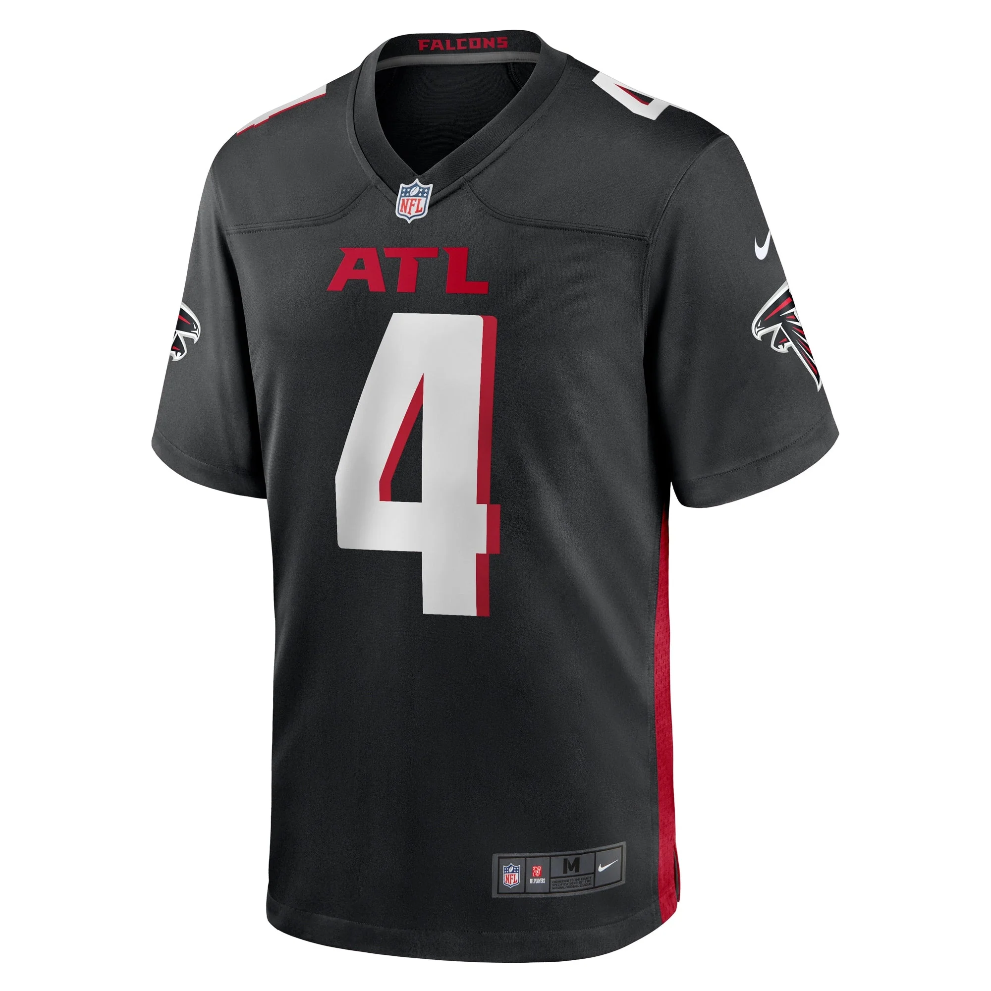 Taylor Heinicke Atlanta Falcons Nike Game   Jersey - Black