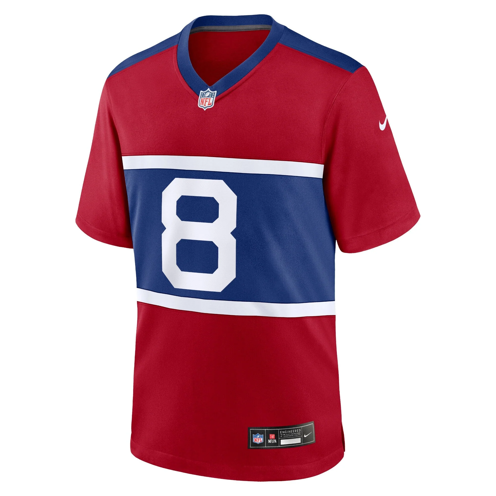 Daniel Jones New York Giants Nike Alternate   Game Jersey - Century Red