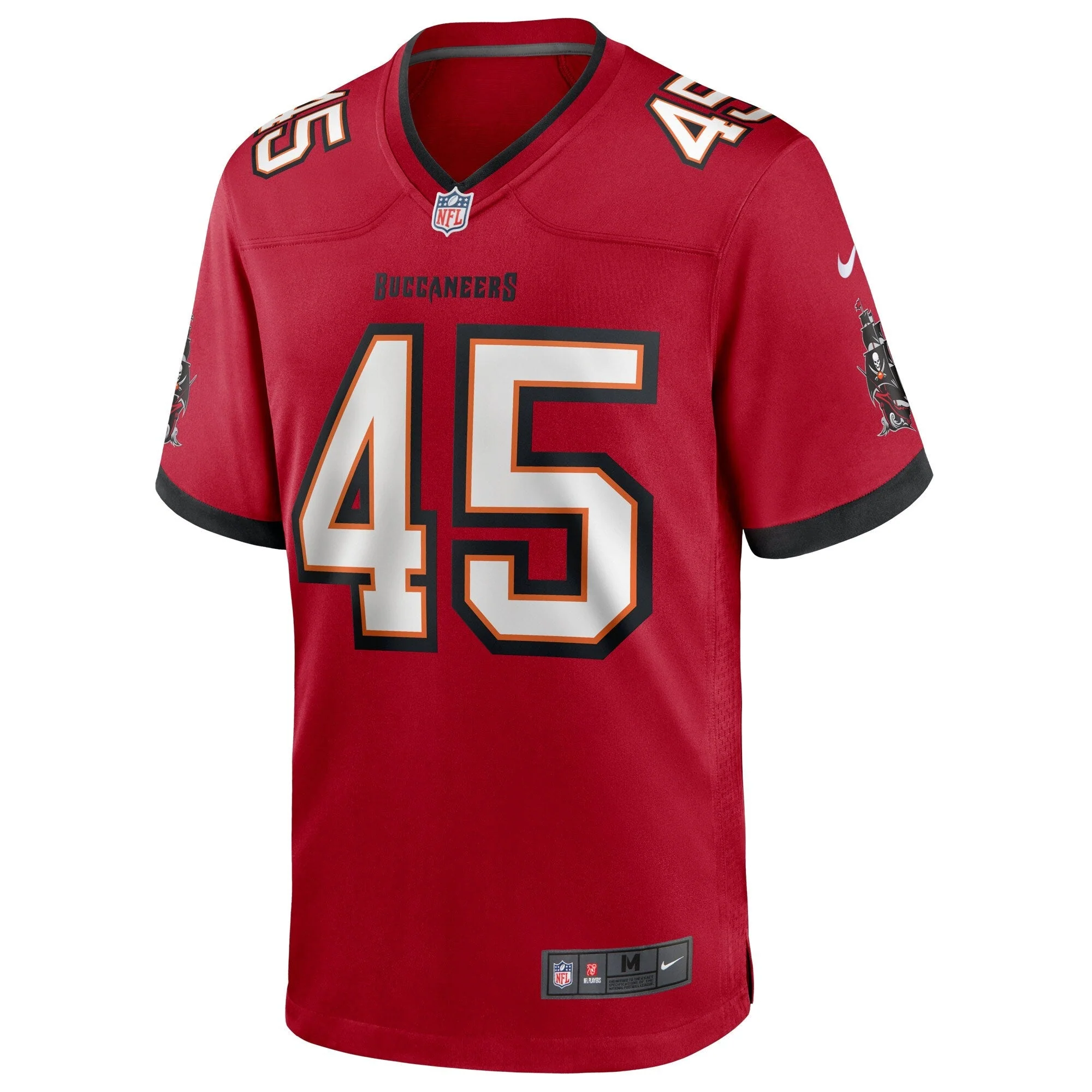 Devin White Tampa Bay Buccaneers Nike Game   Jersey - Red