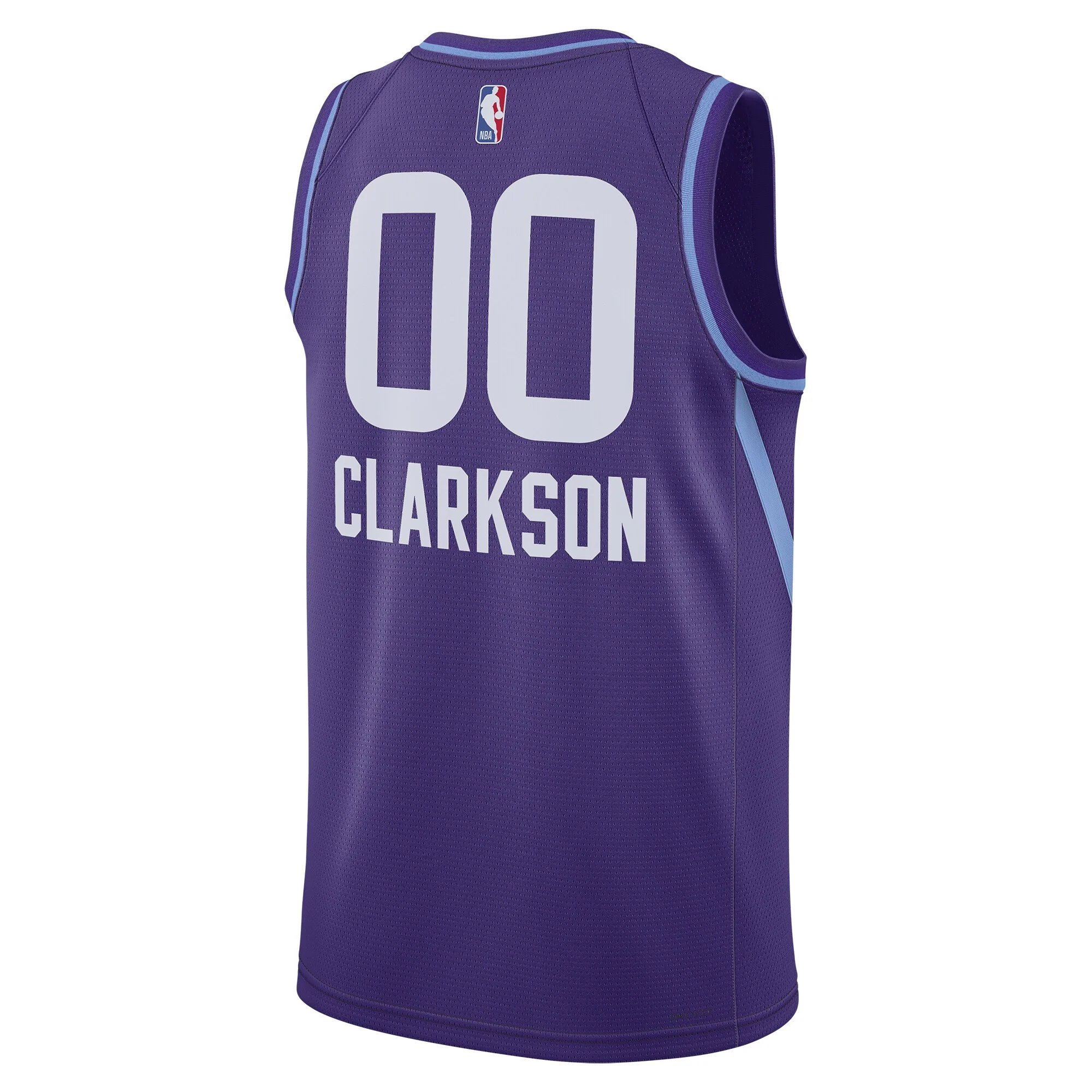 Unisex Utah Jazz Jordan Clarkson Purple 2024/25 Swingman  Jersey - City Edition