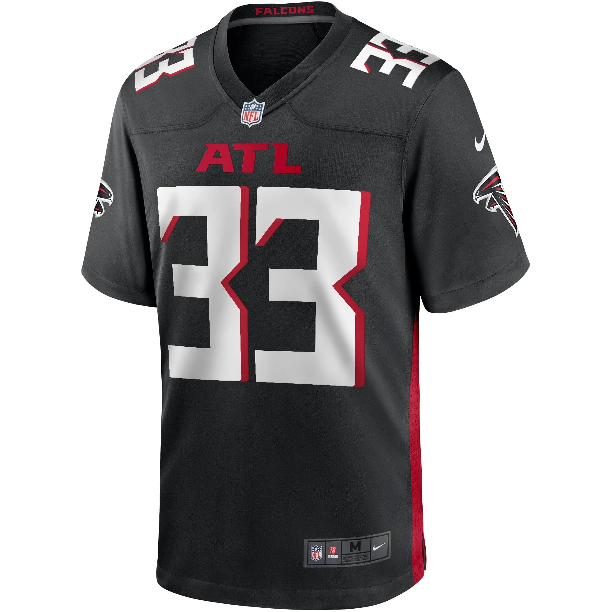 Michael Turner Atlanta Falcons Nike Game Retired   Jersey - Black