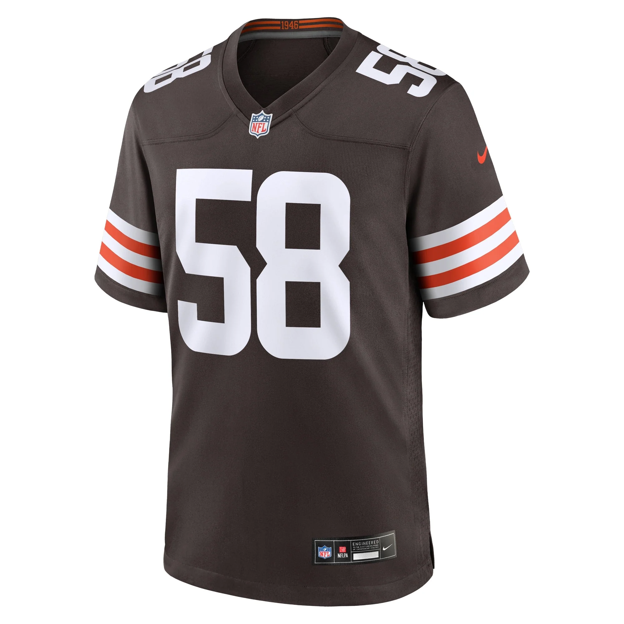 Jordan Hicks Cleveland Browns Nike  Game Jersey -  Brown