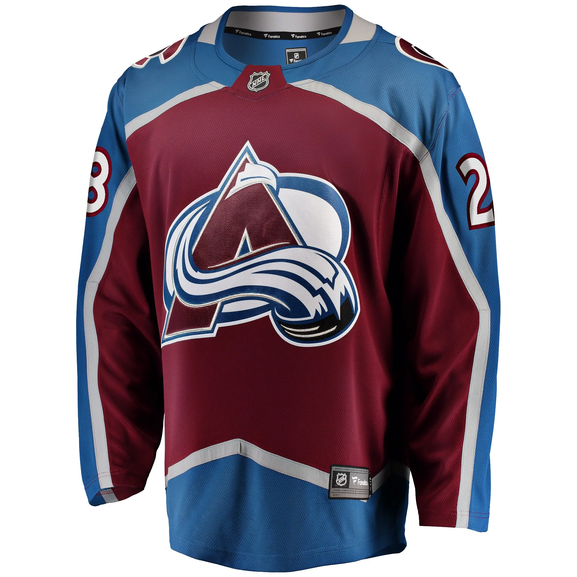 Miles Wood Colorado Avalanche   Home Breakaway Jersey - Maroon