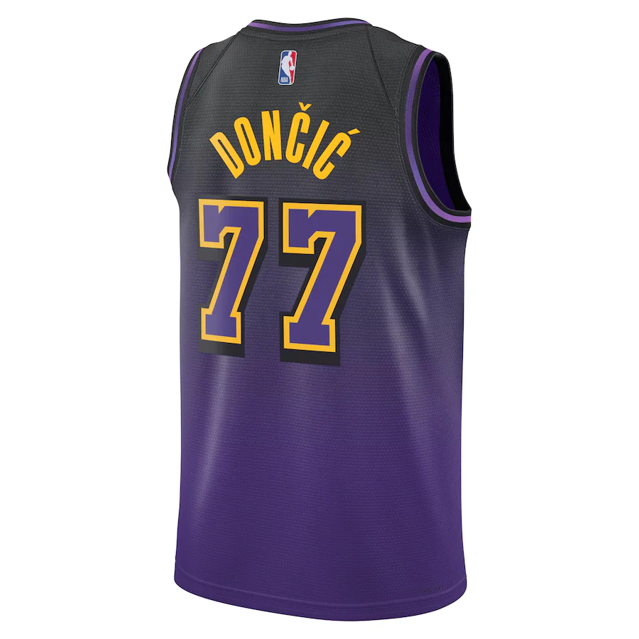 Los Angeles Lakers Nike City Edition Swingman Jersey 2024 - Purple - Luka Don?i?