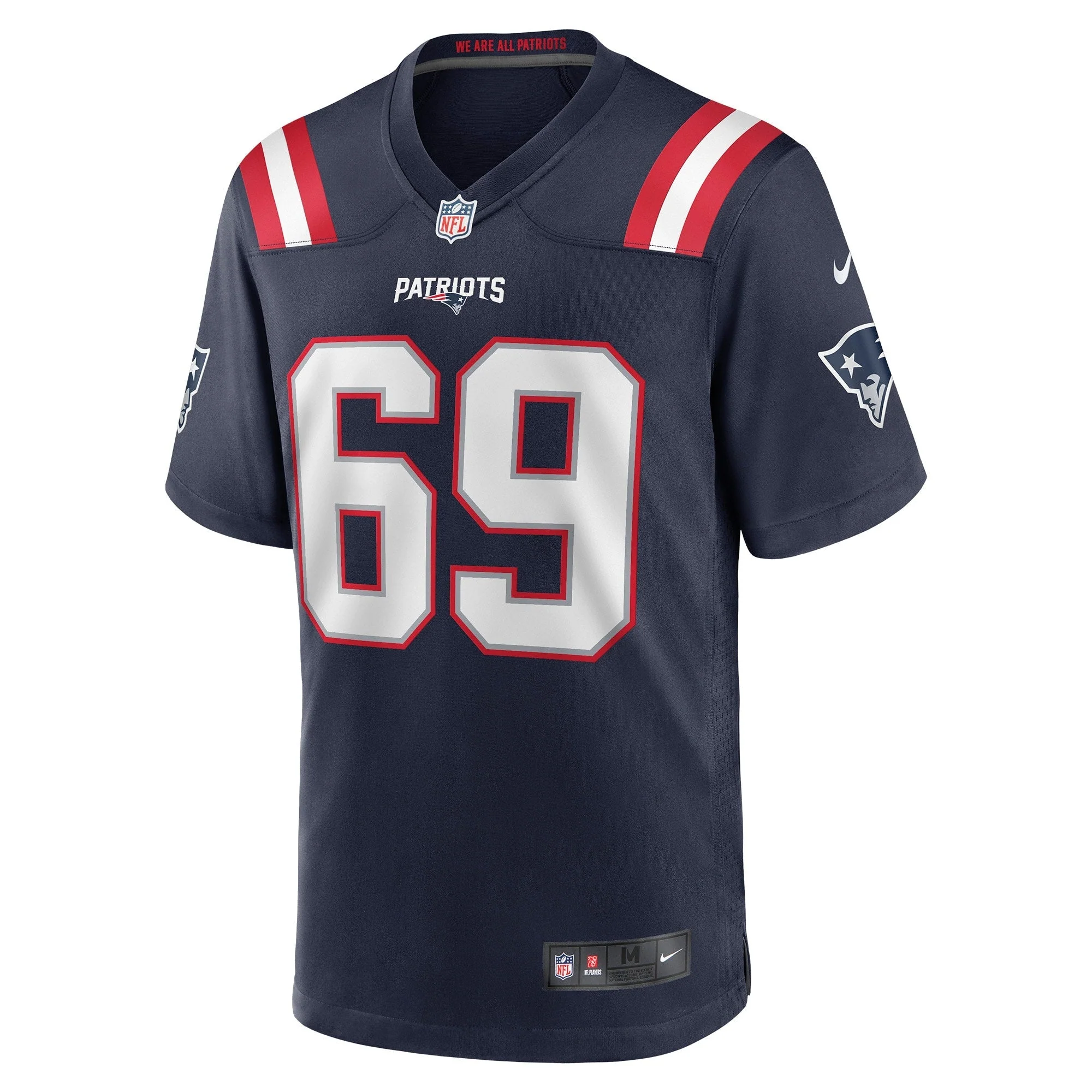 Cole Strange New England Patriots Nike   Game Jersey - Navy
