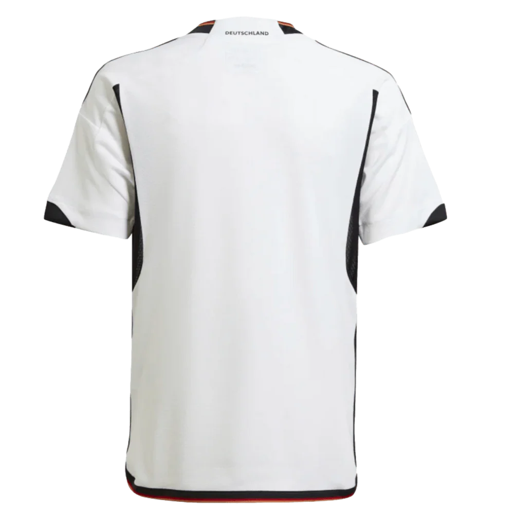 Adidas Germany 2022 World Cup Youth Home Jersey