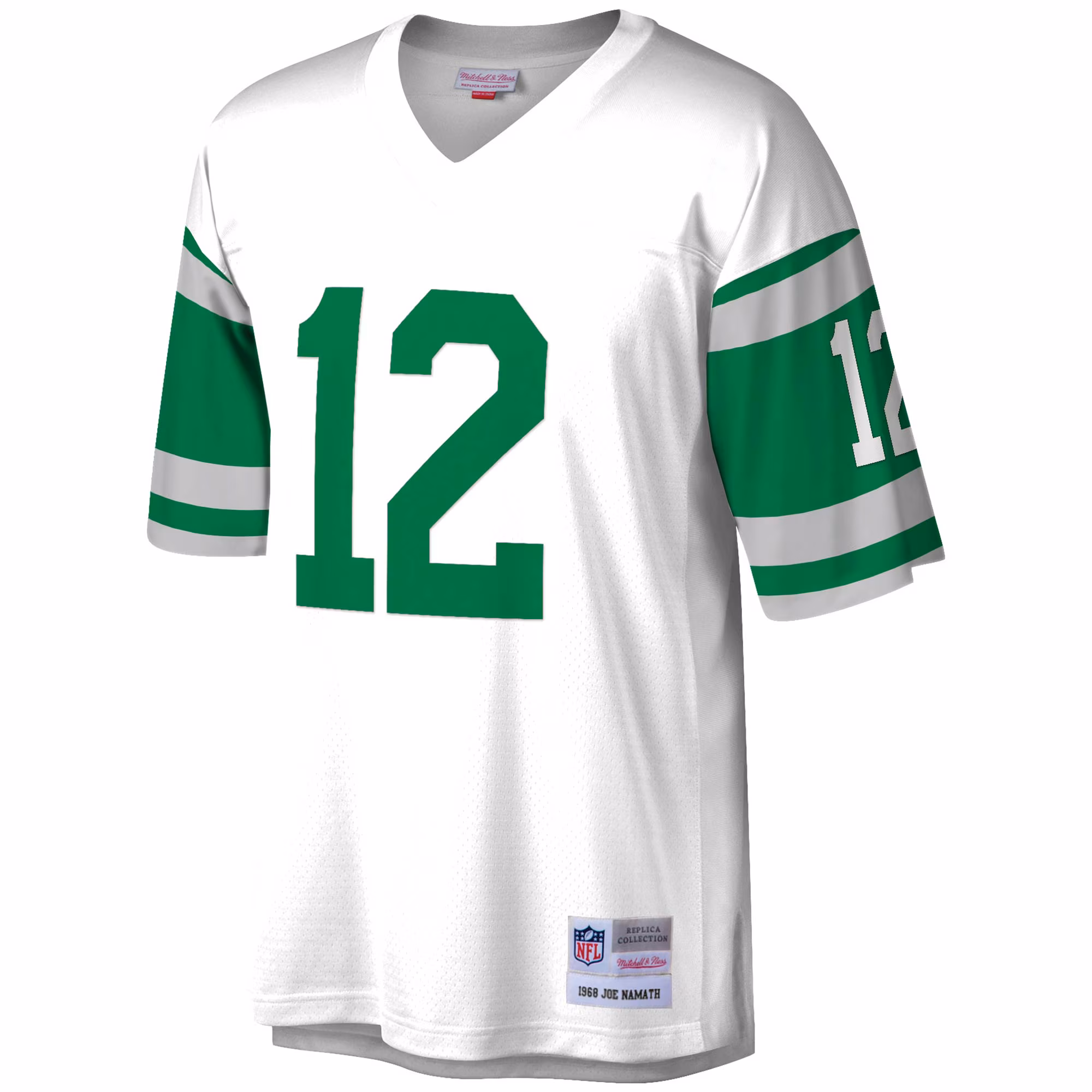 Men's New York Jets Joe Namath Mitchell & Ness White Legacy Replica Jersey