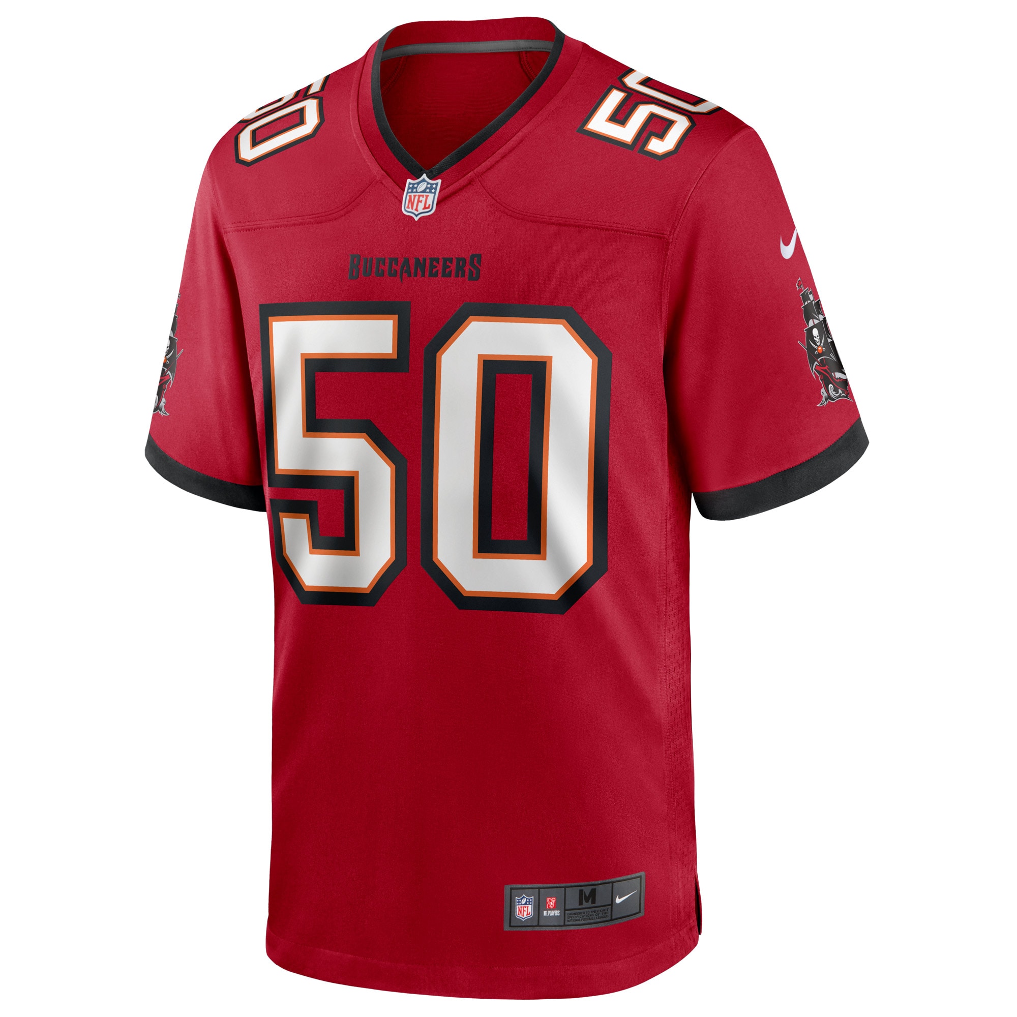 Men's Tampa Bay Buccaneers Vita Vea  Red Game Jersey