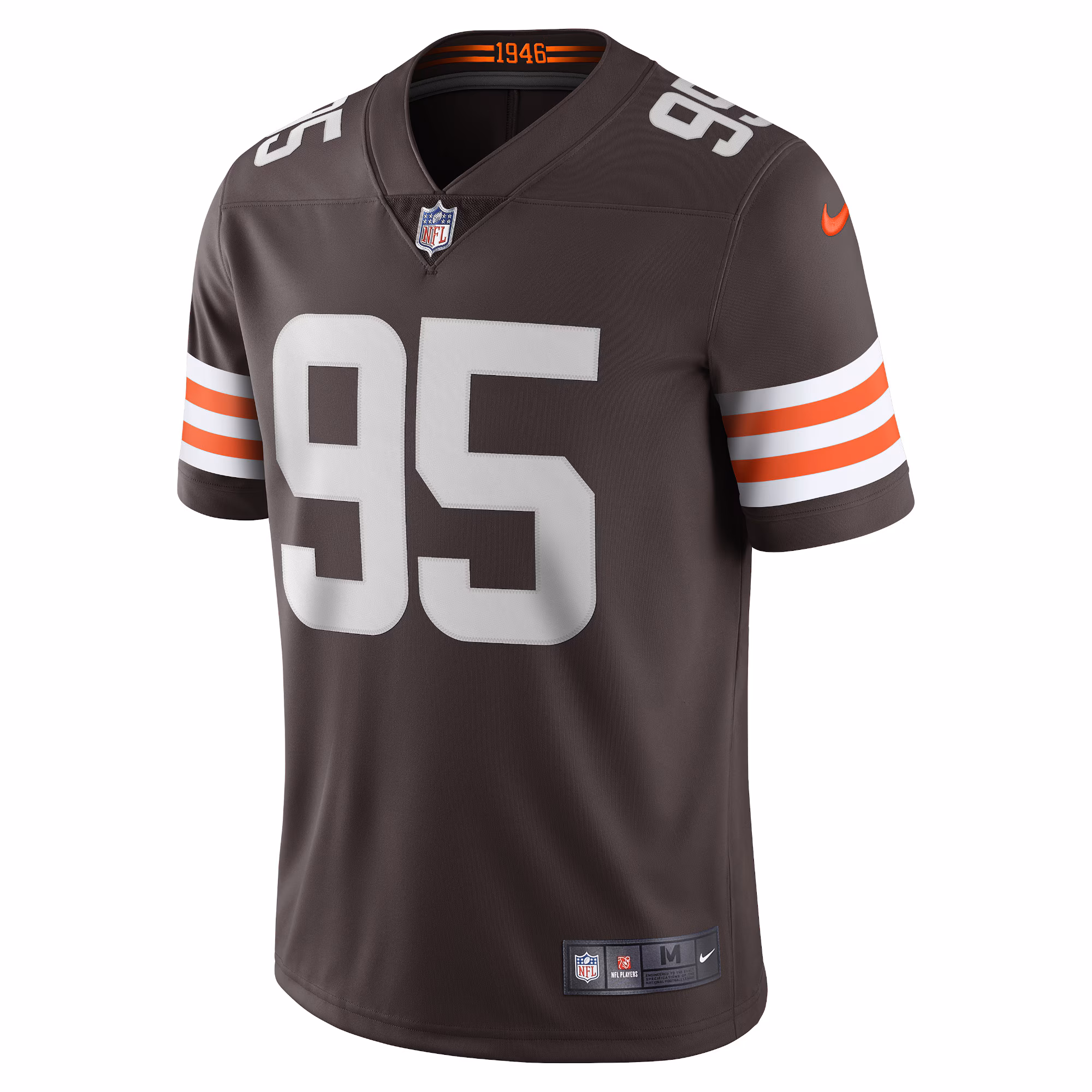 Men's Cleveland Browns Myles Garrett  Brown Vapor Limited Jersey