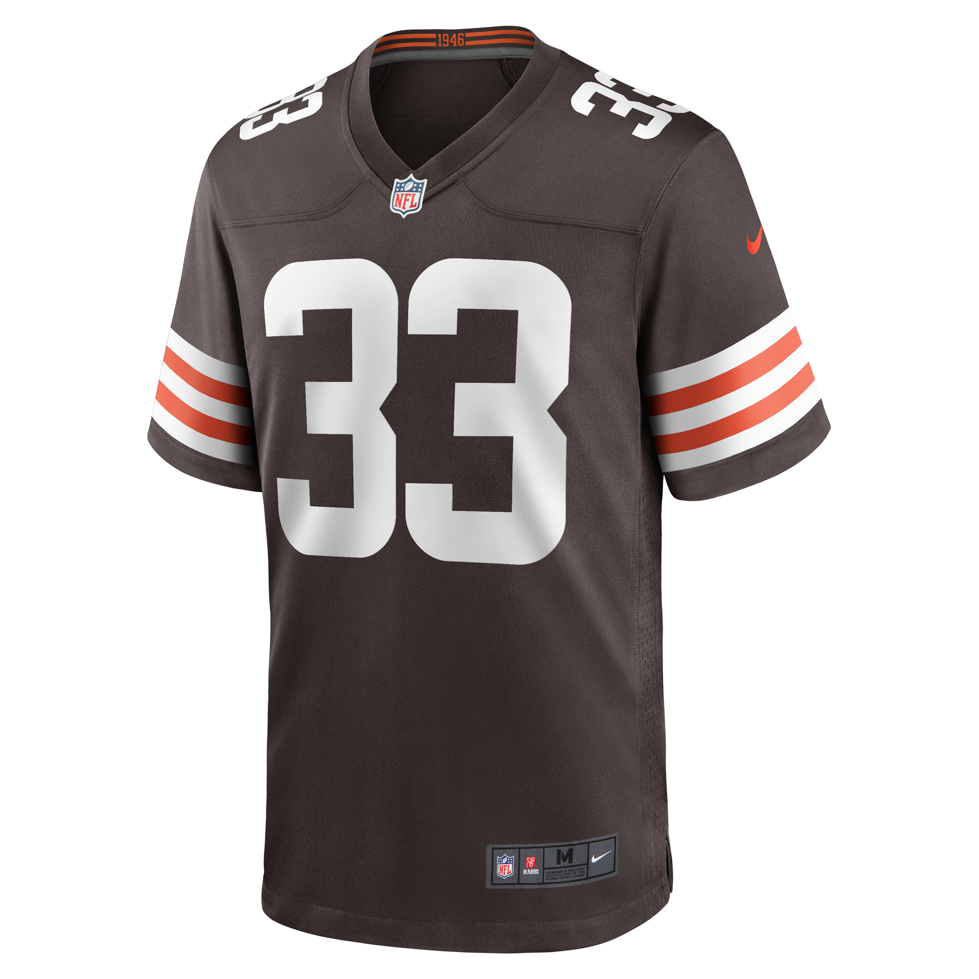 Men's Cleveland Browns Ronnie Hickman  Brown Team Game Jersey