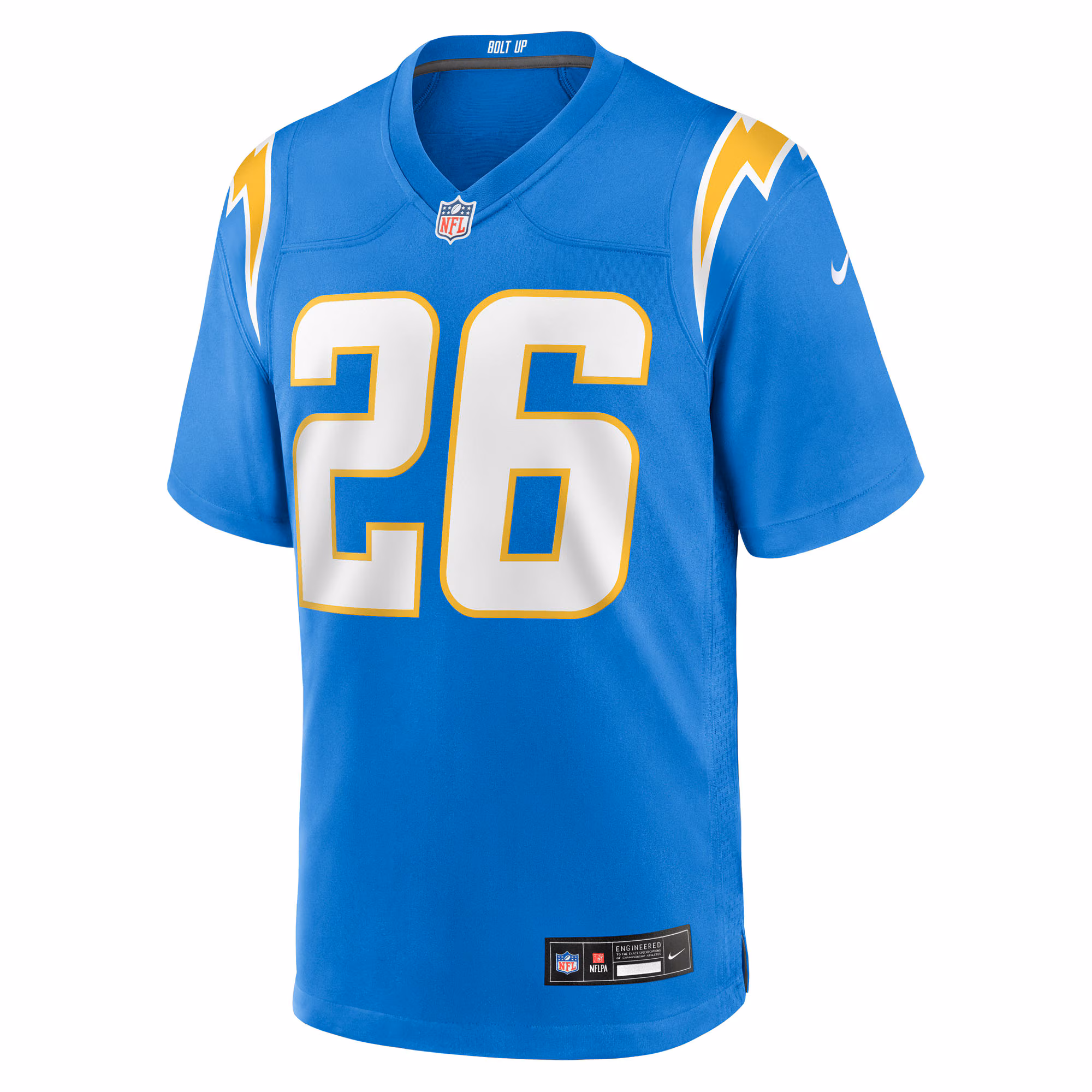 Men's Los Angeles Chargers Donte Jackson  Powder Blue Team Game Jersey