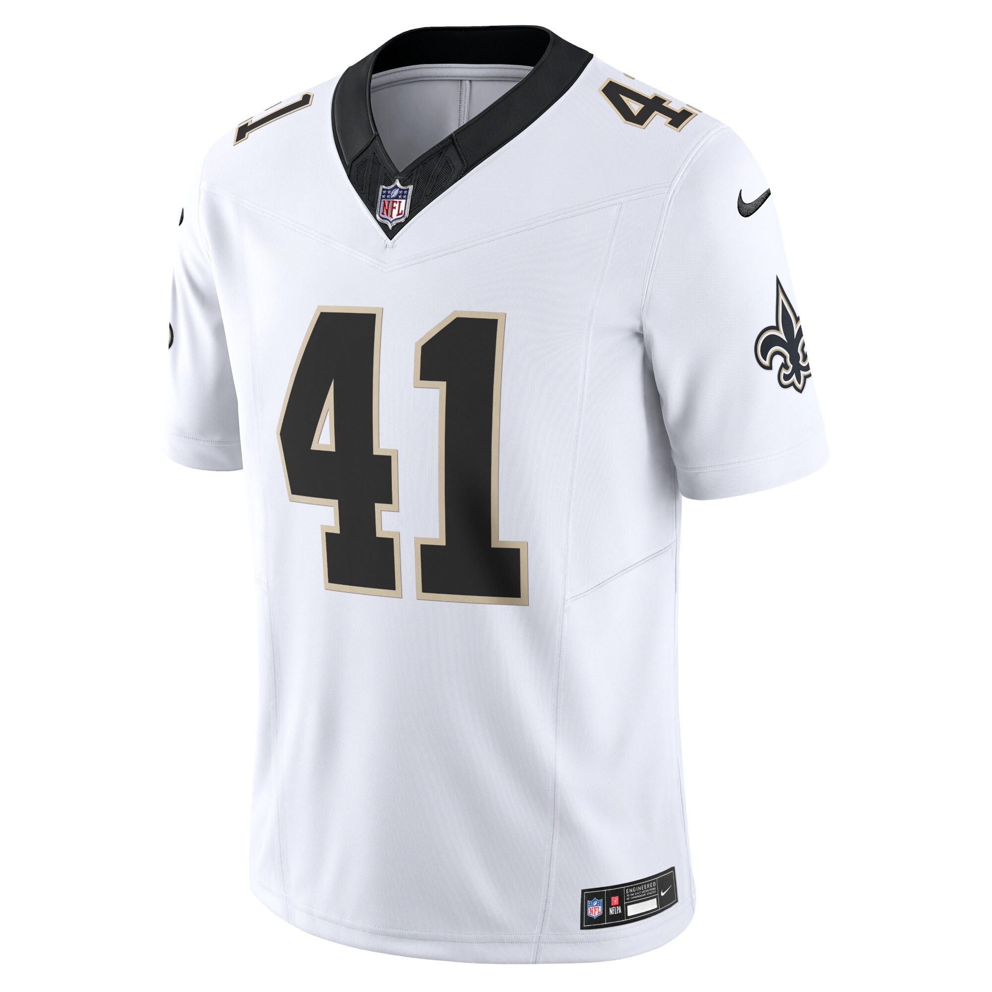 Men's New Orleans Saints Alvin Kamara  White Vapor F.U.S.E. Limited Jersey