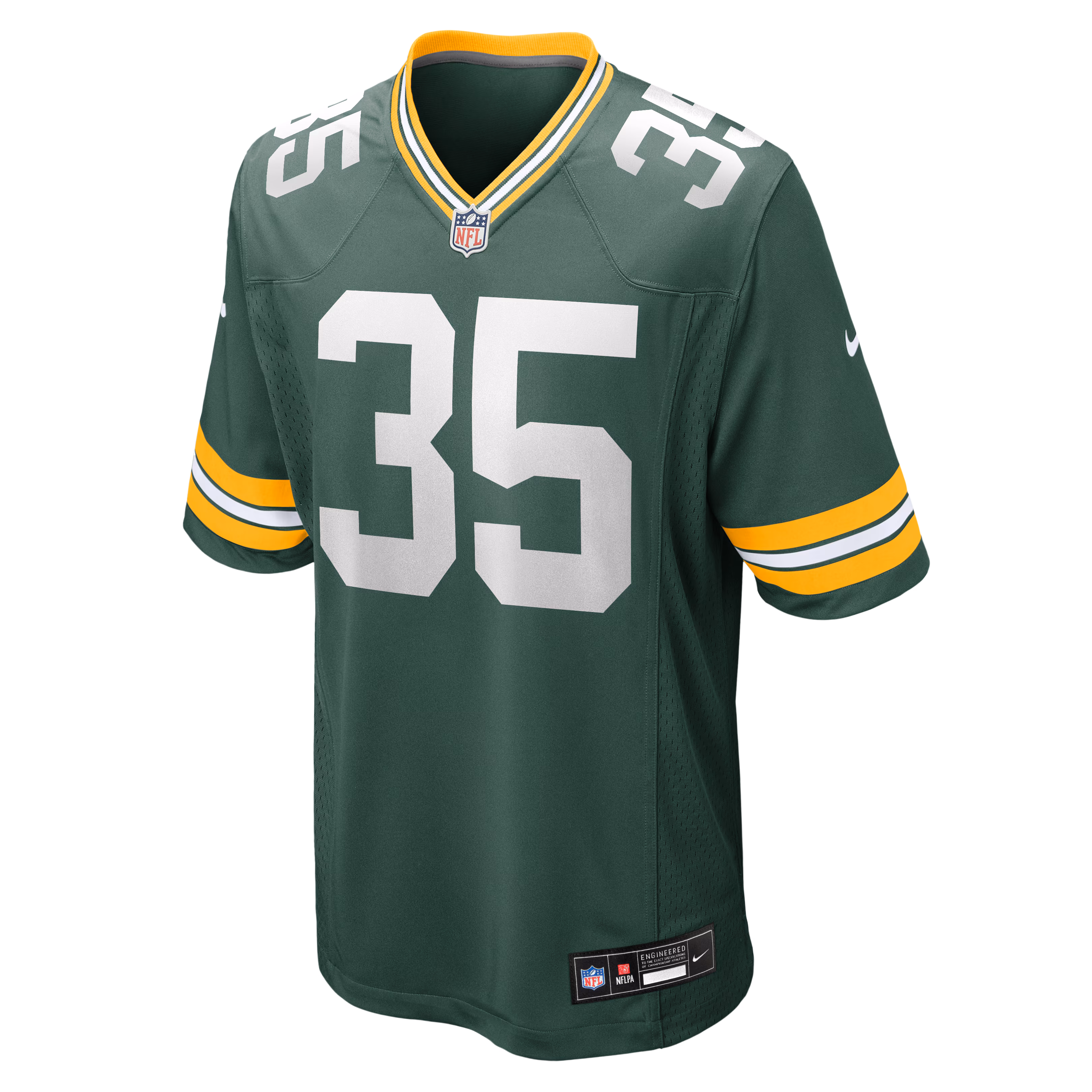 Men's Green Bay Packers Lucas Havrisik  Green Team Game Jersey